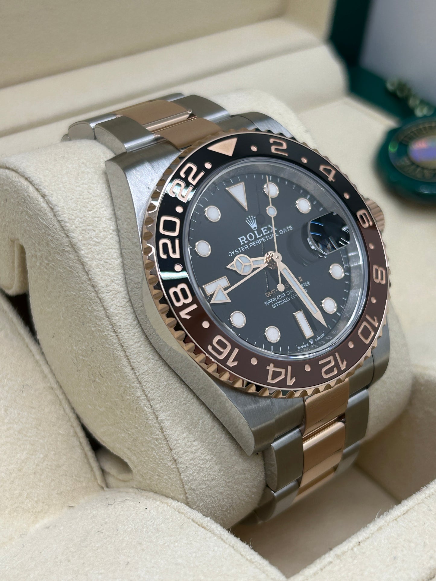 Rolex GMT-Master II - Root Beer - 18Kt Rose Gold - Ref 126711CHNR - Year 2021