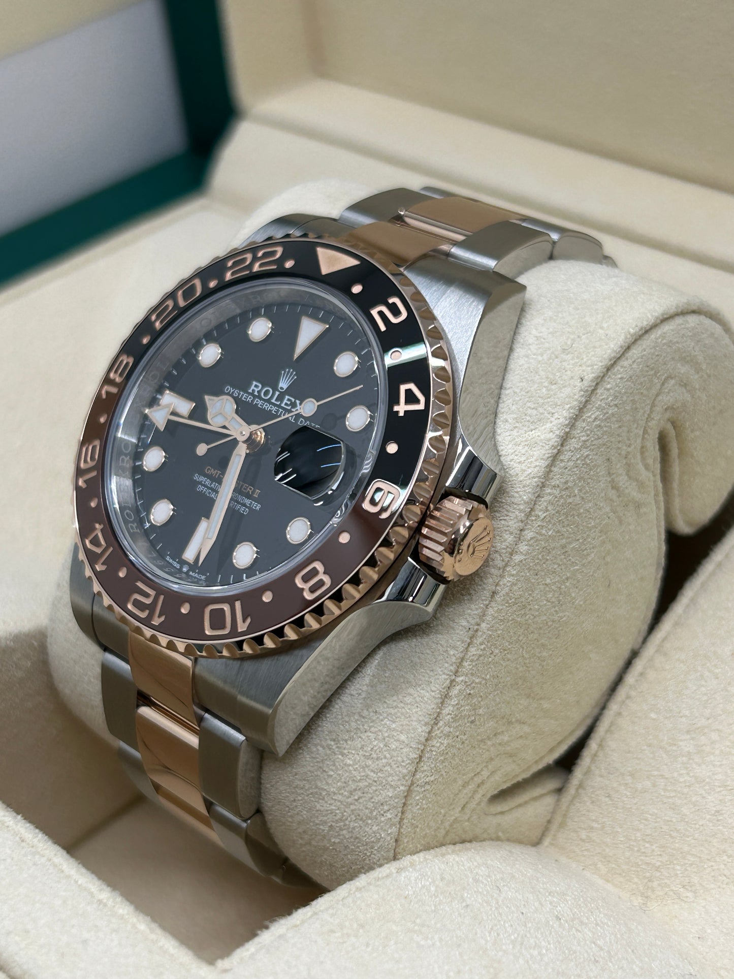 Rolex GMT-Master II - Root Beer - 18Kt Rose Gold - Ref 126711CHNR - Year 2021