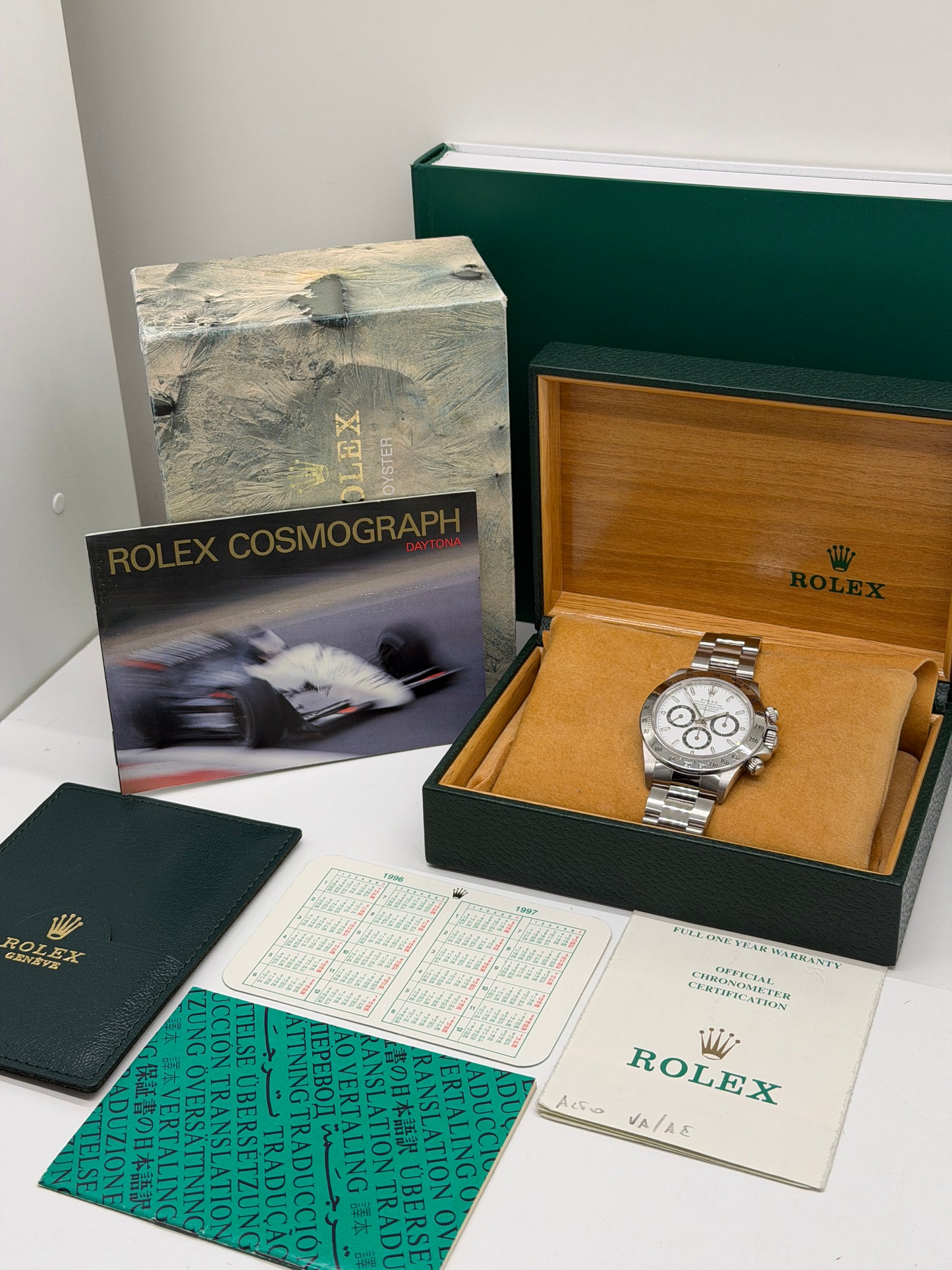 Rolex Daytona Zenith El Primero - White Dial - Ref 16520 - Year 1996