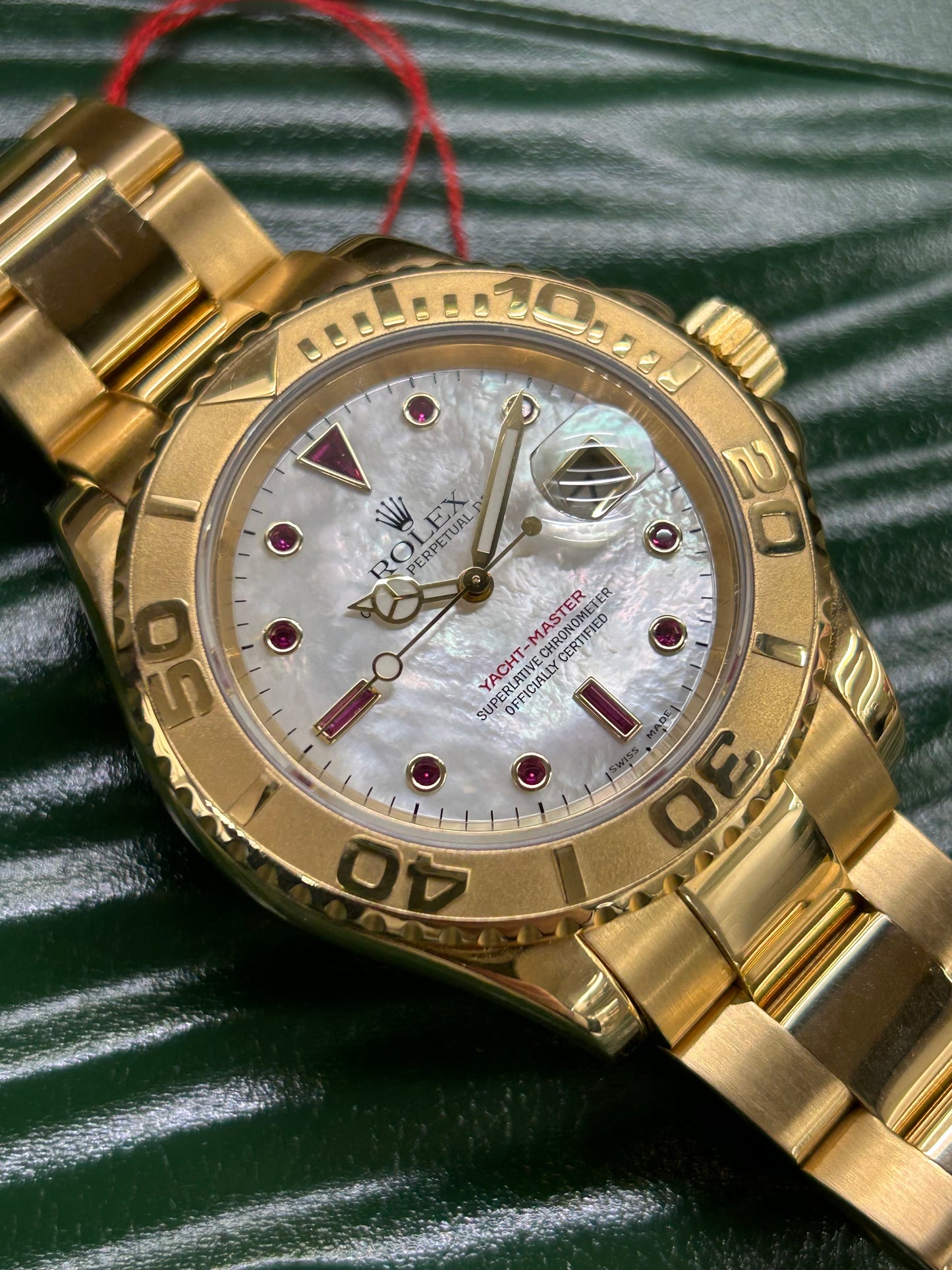 Rolex Yacht-Master 40 - Ref.16628 - 18Kt Yellow Gold - Rubin Dial - Year 2003