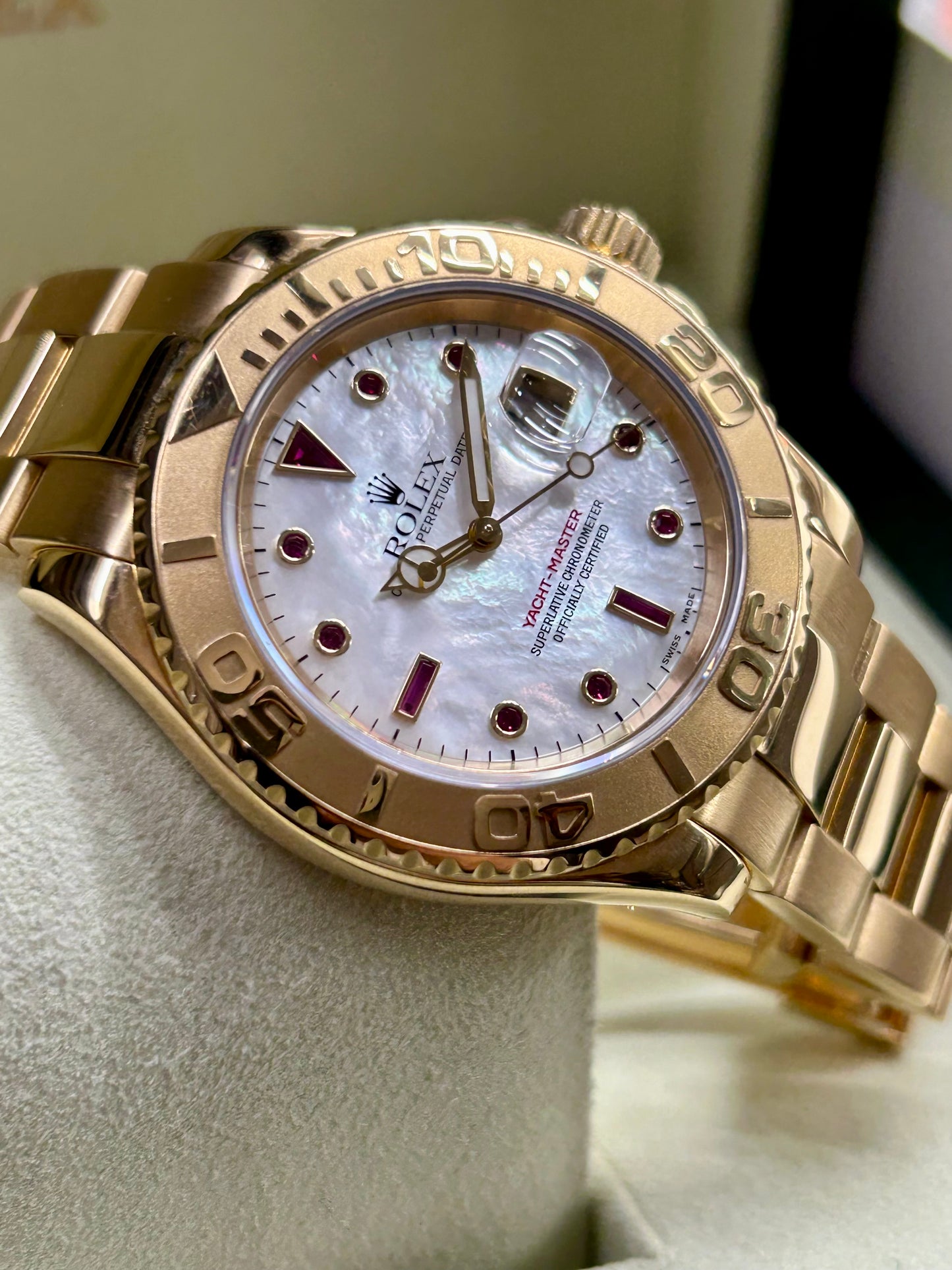 Rolex Yacht-Master 40 - Ref.16628 - 18Kt Yellow Gold - Rubin Dial - Year 2003