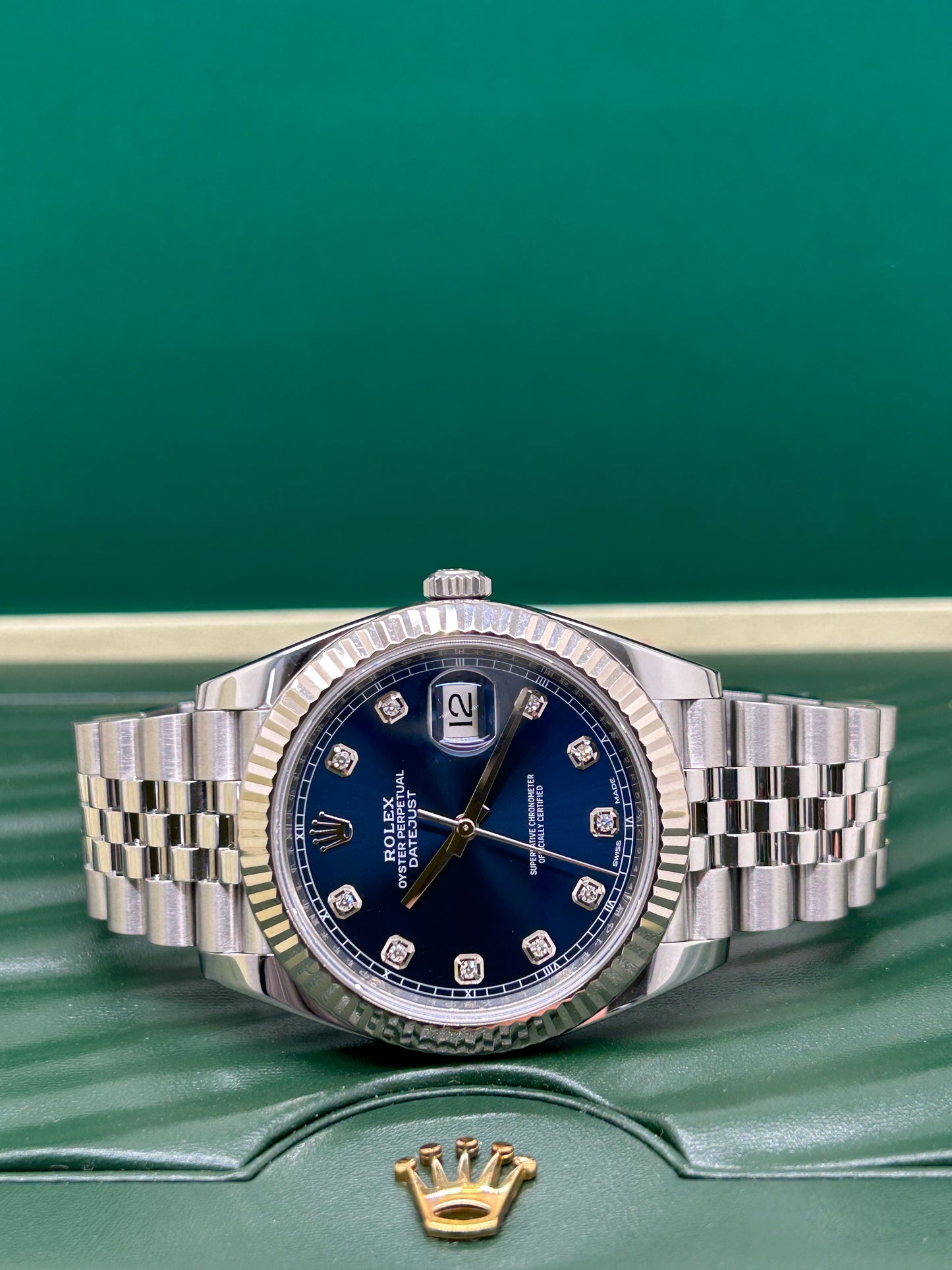 Rolex Datejust 41 - Blue Diamonds Dial - Ref 126334 - Year 2019