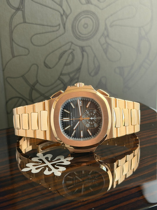 Patek Philippe Nautilus - Ref 5980/1R-001 - Rose Gold - Year 2016