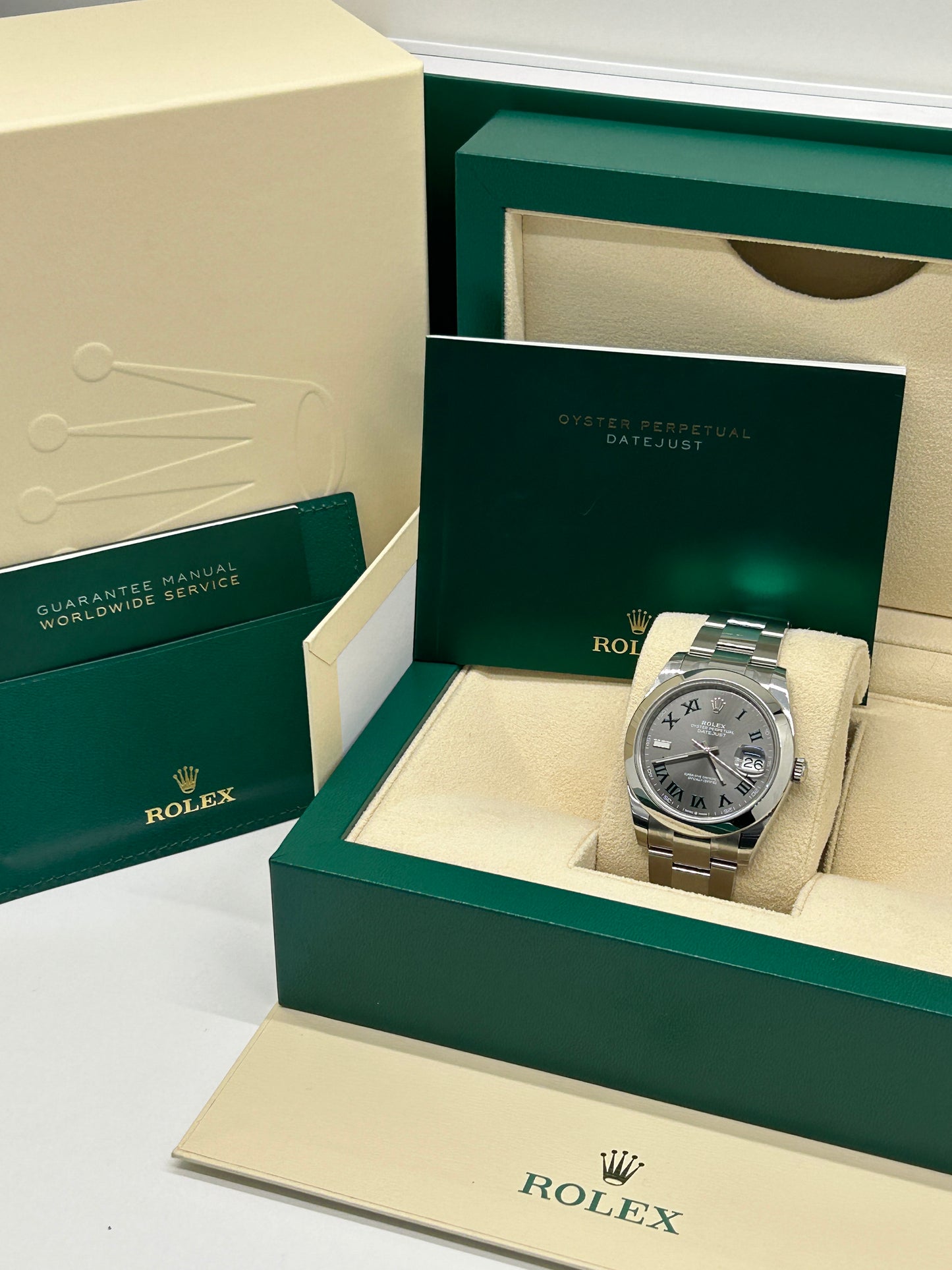 Rolex Datejust 41 Wimbledon Dial - Ref 126300 - Year 2024