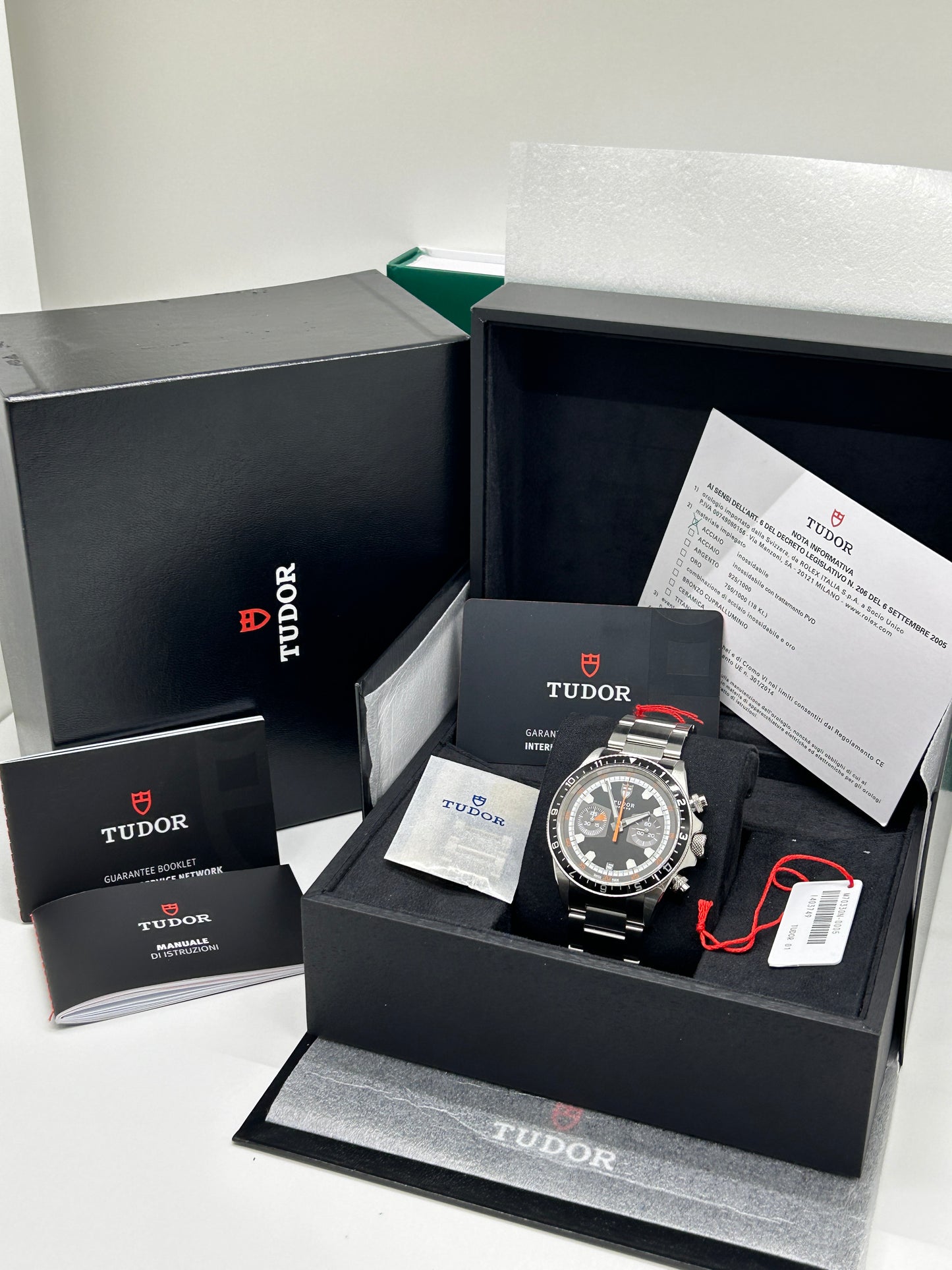 Tudor Heritage Chrono Black - Montecarlo - Ref 70330N - Year 2021