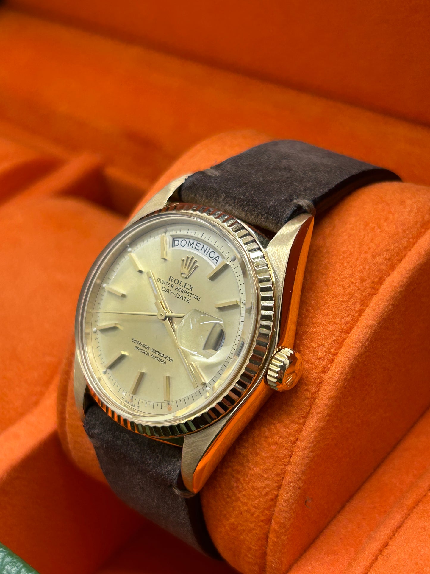 Rolex Day-Date 36 Ref.1803/8 - Champagne Dial - Official Service - Year 1973