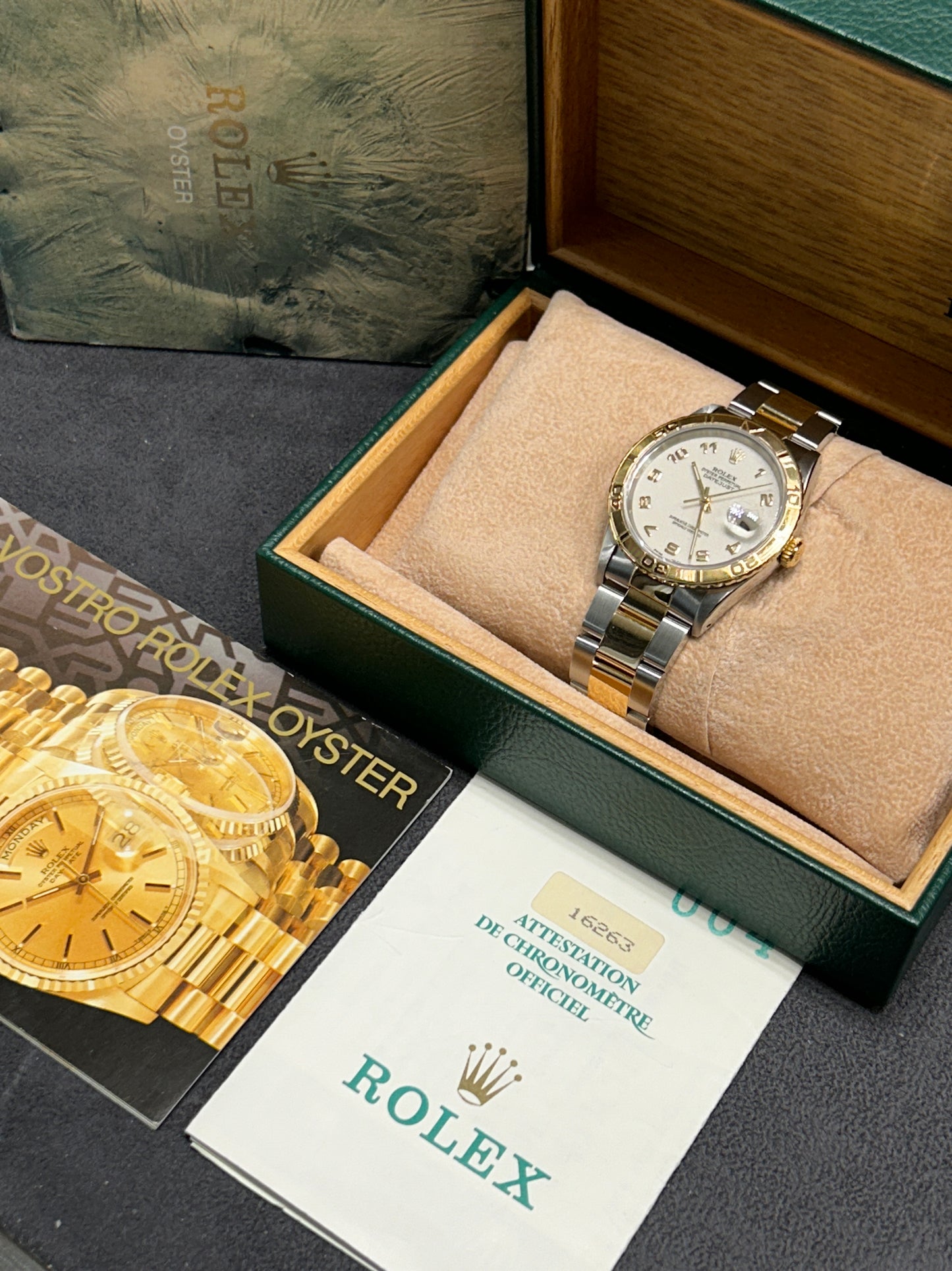 Rolex Datejust Turn-O-Graph - Ref 16263 - 18Kt Yellow Gold & Steel - Year 1991
