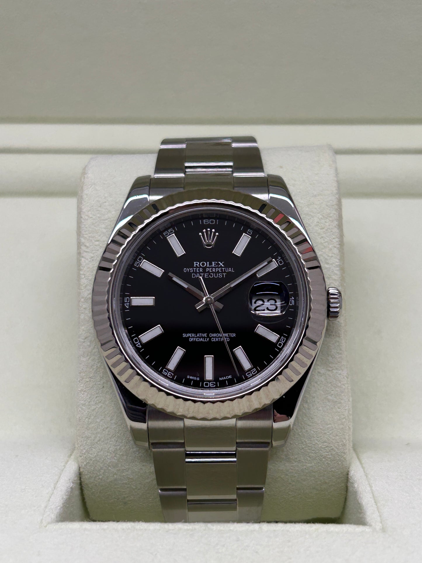Rolex Datejust II - Black Dial - Ref 116334 - Year 2010