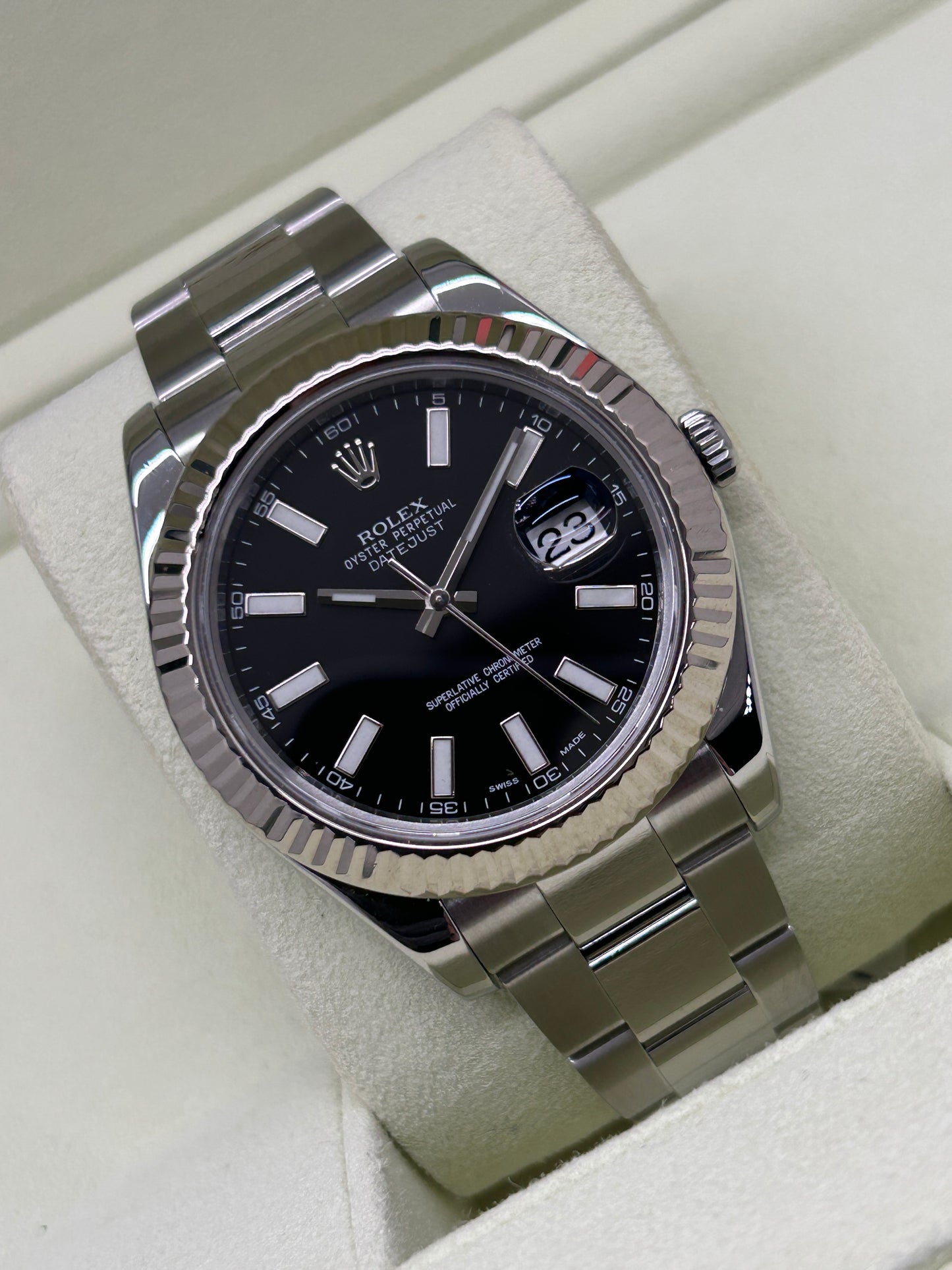 Rolex Datejust II - Black Dial - Ref 116334 - Year 2010