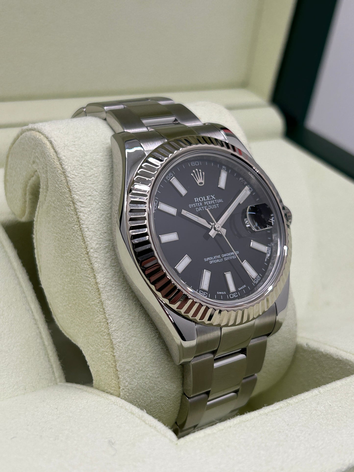 Rolex Datejust II - Black Dial - Ref 116334 - Year 2010