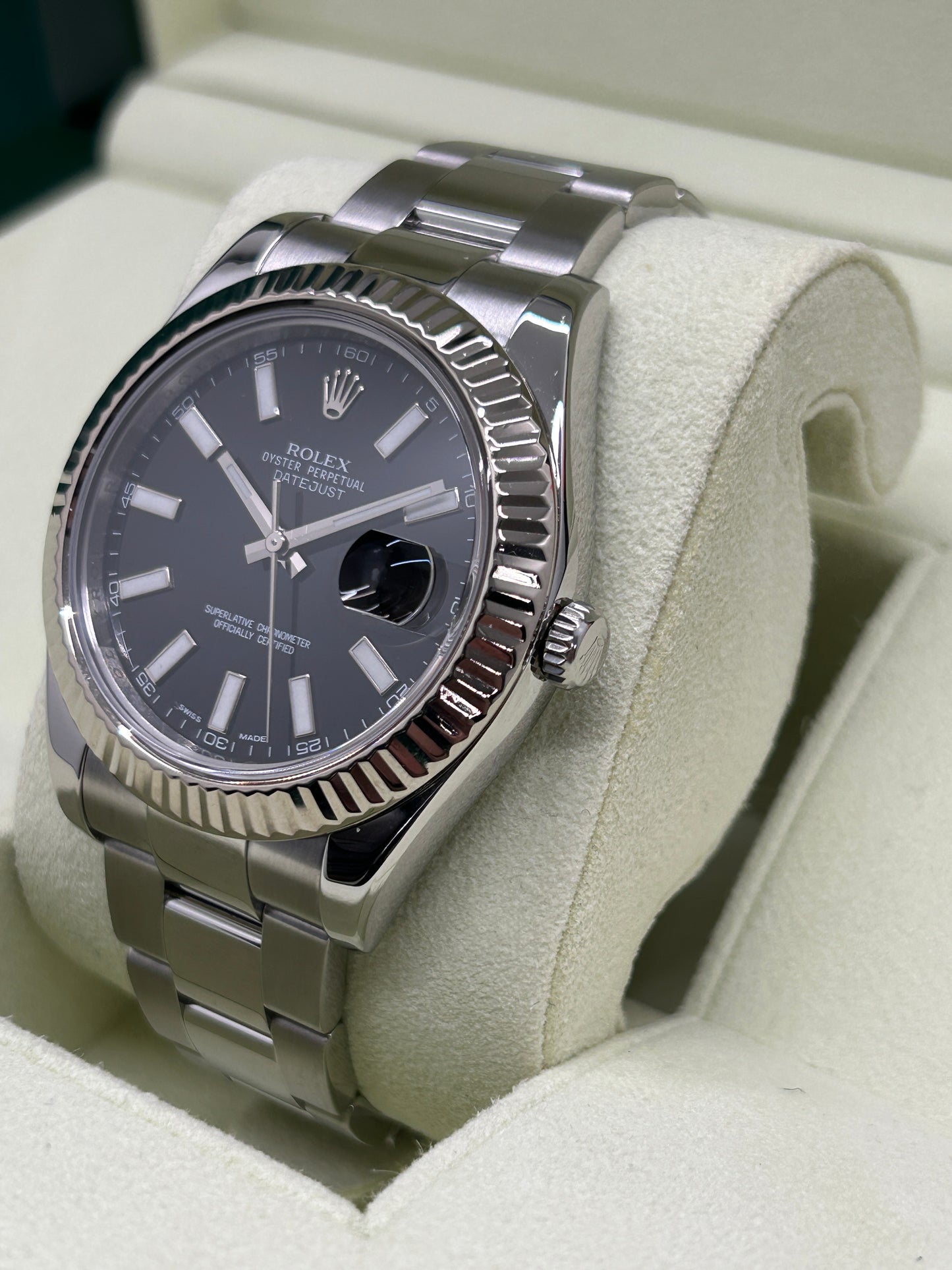 Rolex Datejust II - Black Dial - Ref 116334 - Year 2010