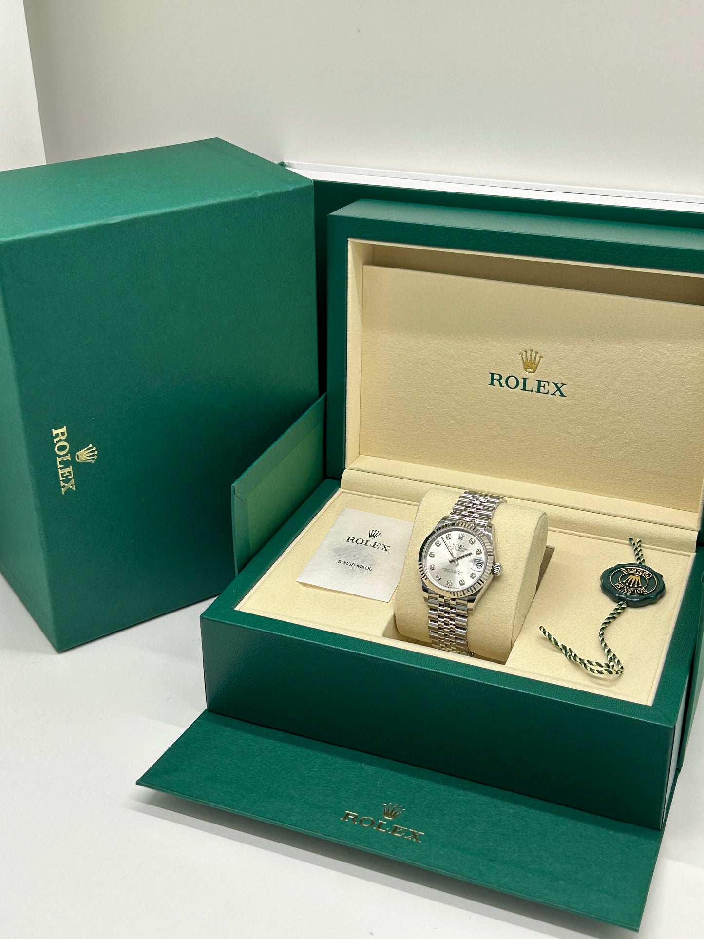 Rolex Datejust 31 - Argentee Diamond Dial - Ref 278274 - New 2026