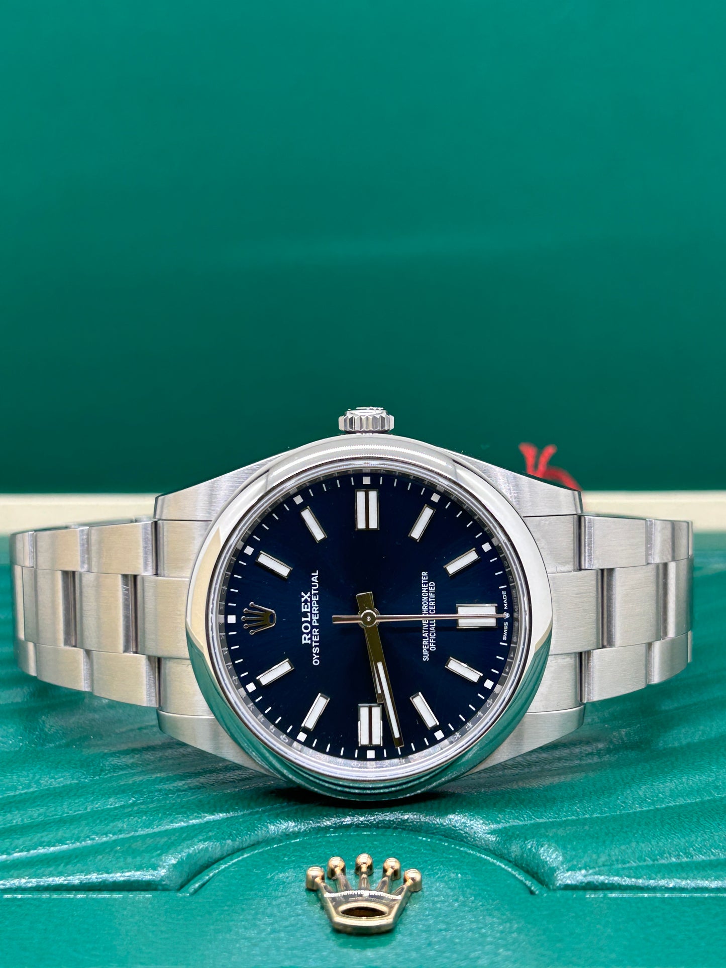 Rolex Oyster Perpetual 41 - Blue Dial - Ref 124300 - Year 2022