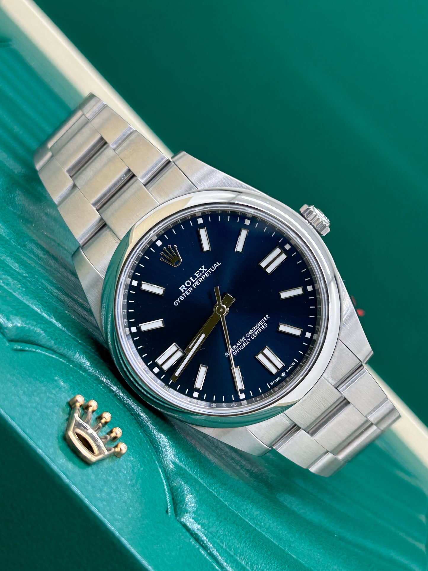 Rolex Oyster Perpetual 41 - Blue Dial - Ref 124300 - Year 2022