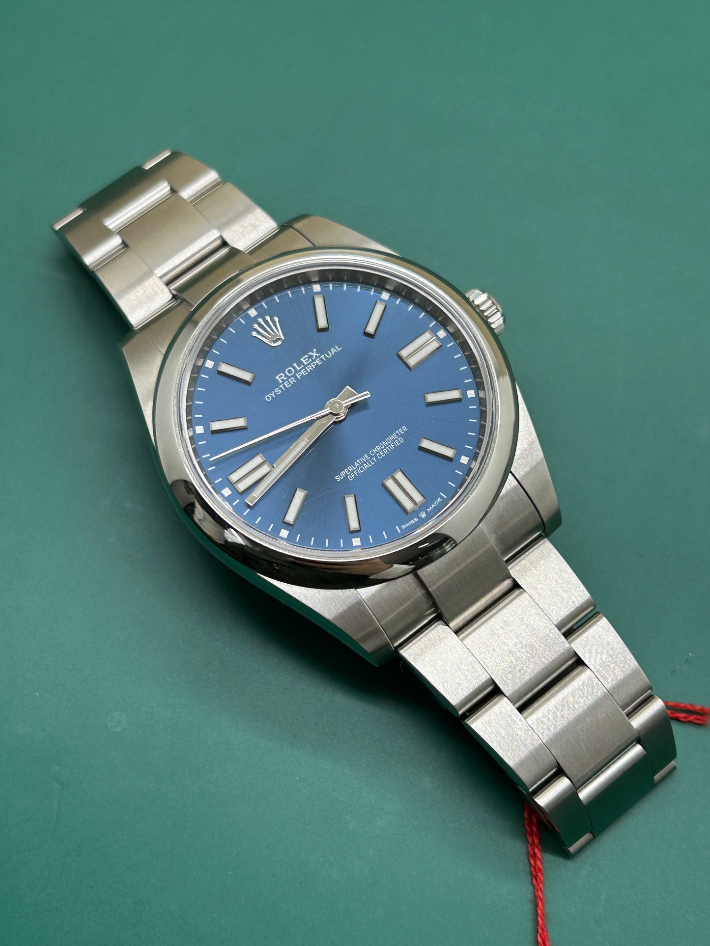 Rolex Oyster Perpetual 41 - Blue Dial - Ref 124300 - Year 2022