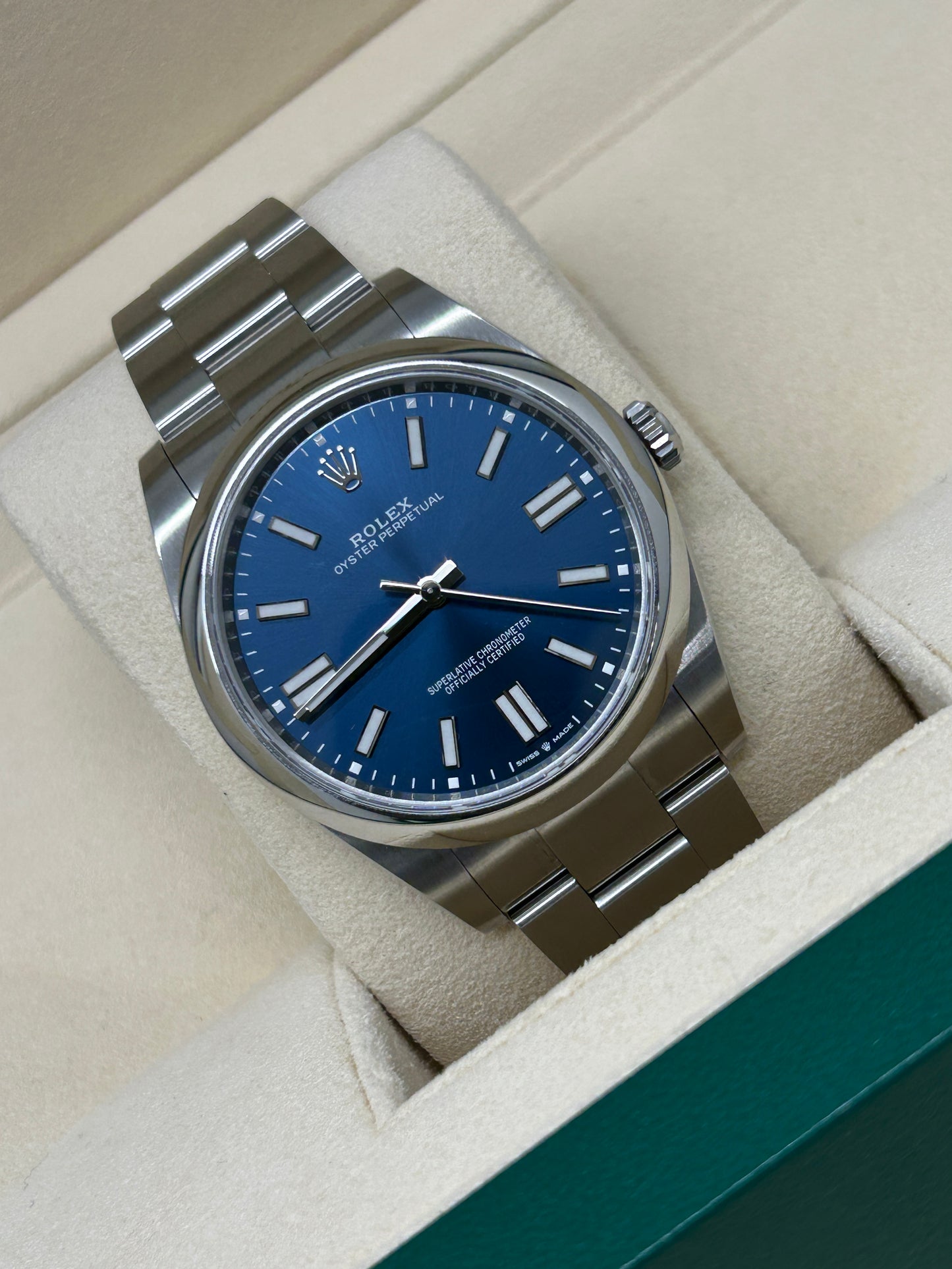 Rolex Oyster Perpetual 41 - Blue Dial - Ref 124300 - Year 2022