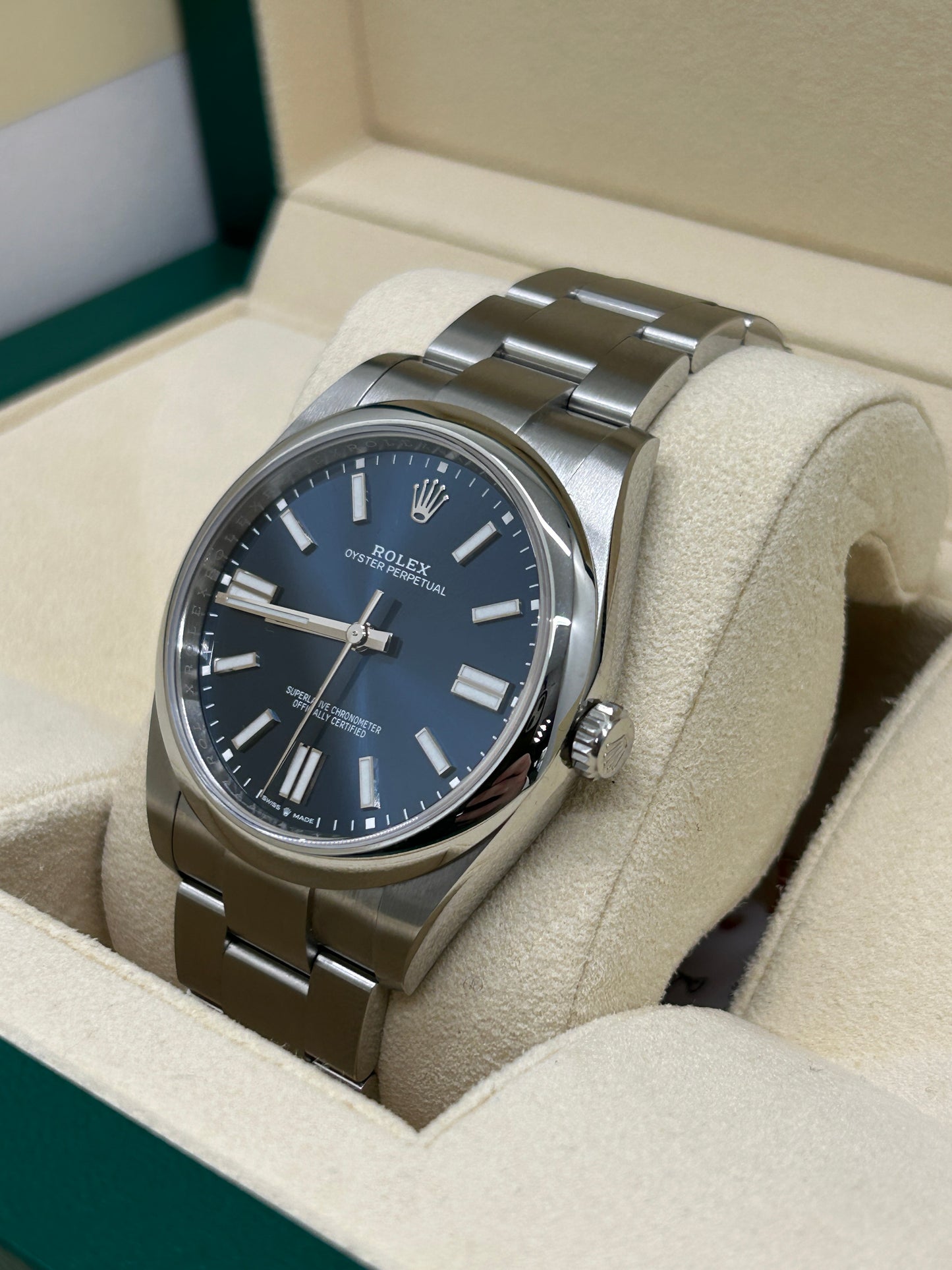 Rolex Oyster Perpetual 41 - Blue Dial - Ref 124300 - Year 2022