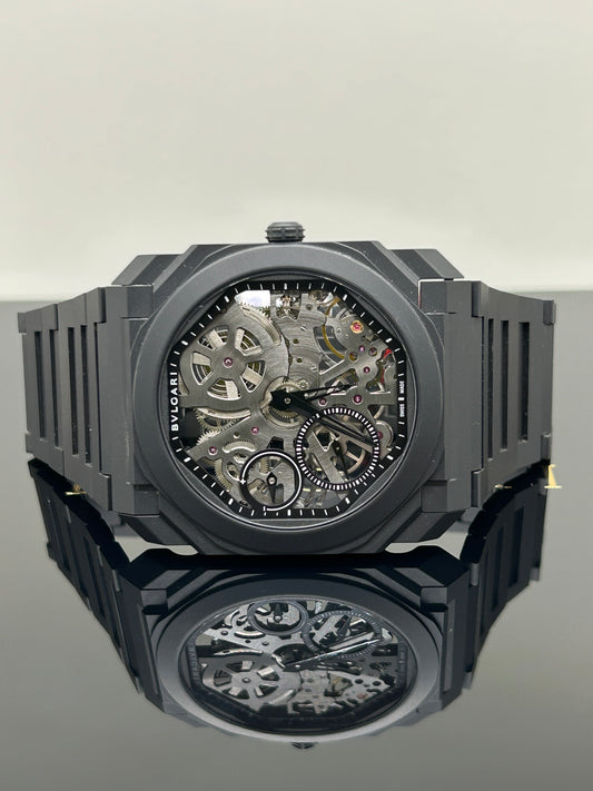 Bulgari Octo Finissimo Skeleton Black Ceramic - Ref 103126 - Year 2021