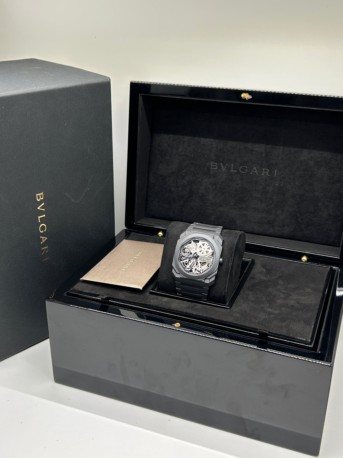 Bulgari Octo Finissimo Skeleton Black Ceramic - Ref 103126 - Year 2021