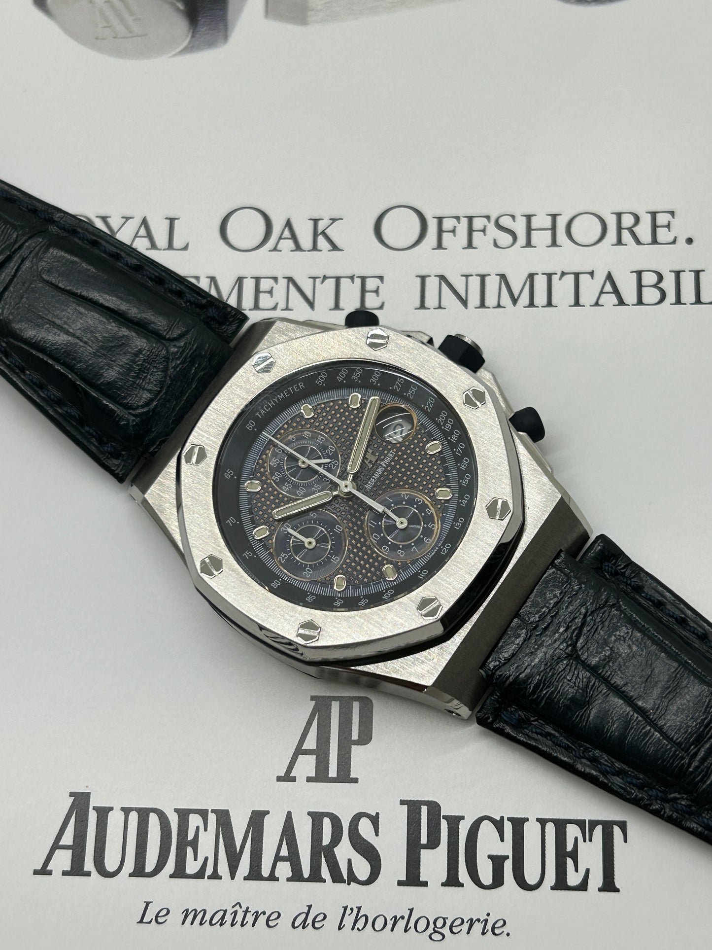 Audemars Piguet Royal Oak Offshore Chronograph Tropical Dial - Ref.25770ST.OO.D001IN.02 - Year 1998