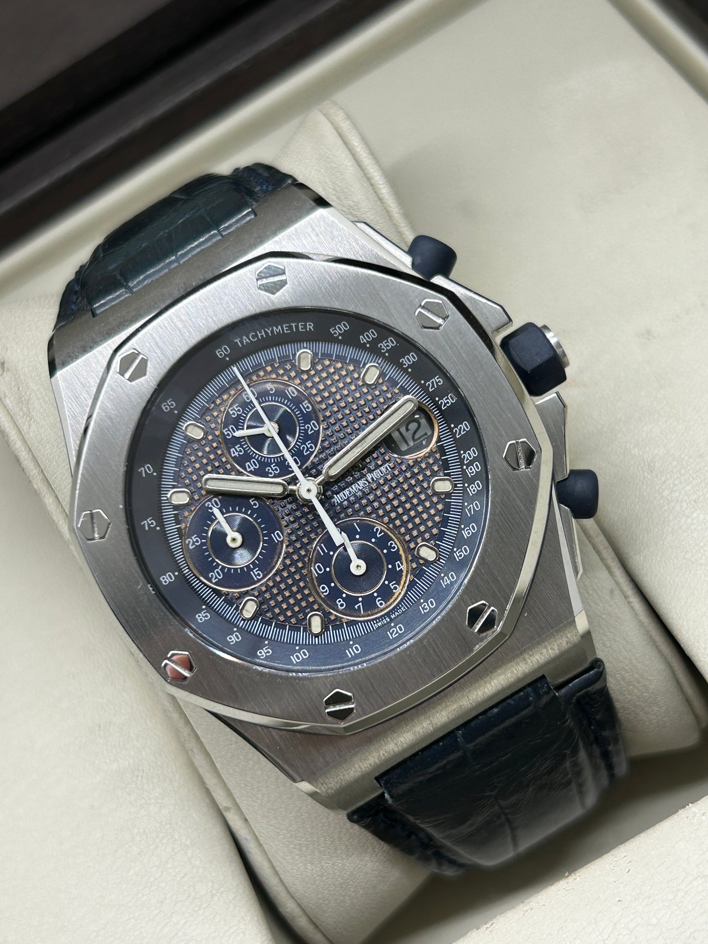 Audemars Piguet Royal Oak Offshore Chronograph Tropical Dial - Ref.25770ST.OO.D001IN.02 - Year 1998