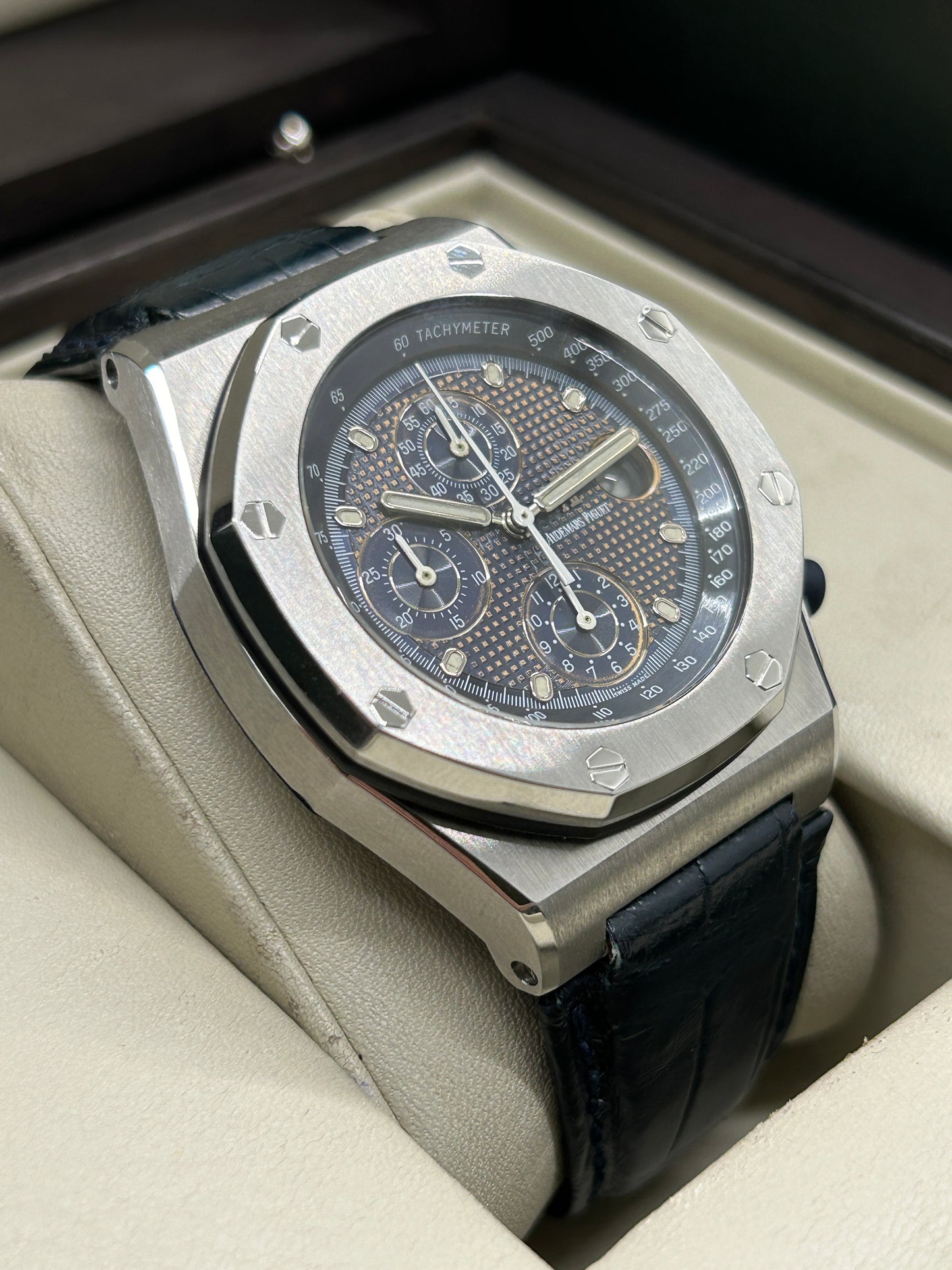 Audemars Piguet Royal Oak Offshore Chronograph Tropical Dial - Ref.25770ST.OO.D001IN.02 - Year 1998