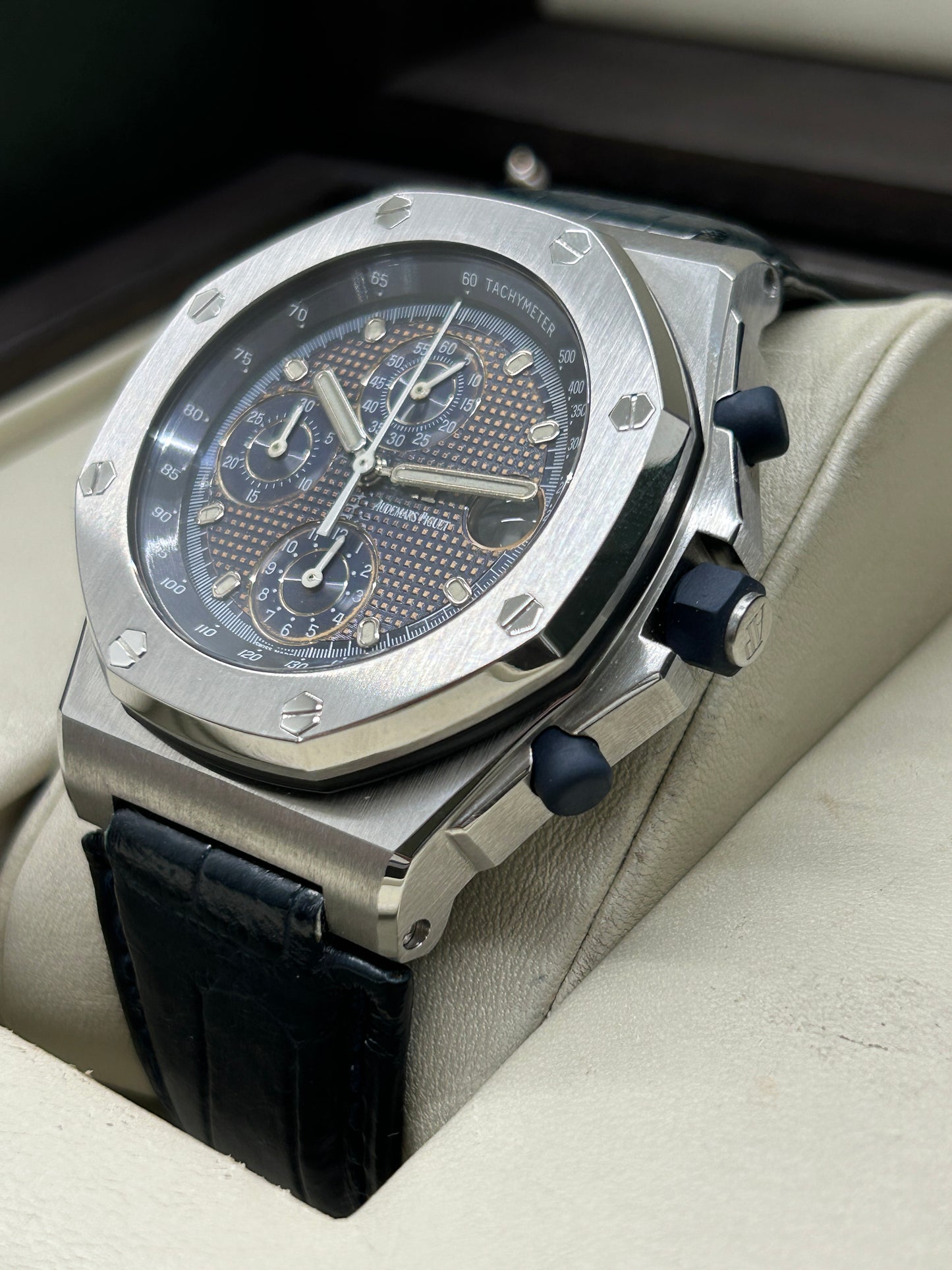 Audemars Piguet Royal Oak Offshore Chronograph Tropical Dial - Ref.25770ST.OO.D001IN.02 - Year 1998