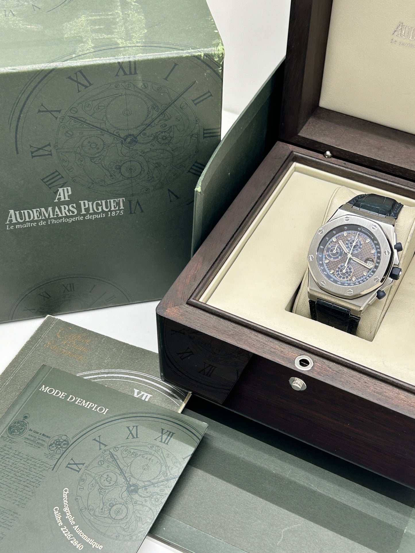 Audemars Piguet Royal Oak Offshore Chronograph Tropical Dial - Ref.25770ST.OO.D001IN.02 - Year 1998