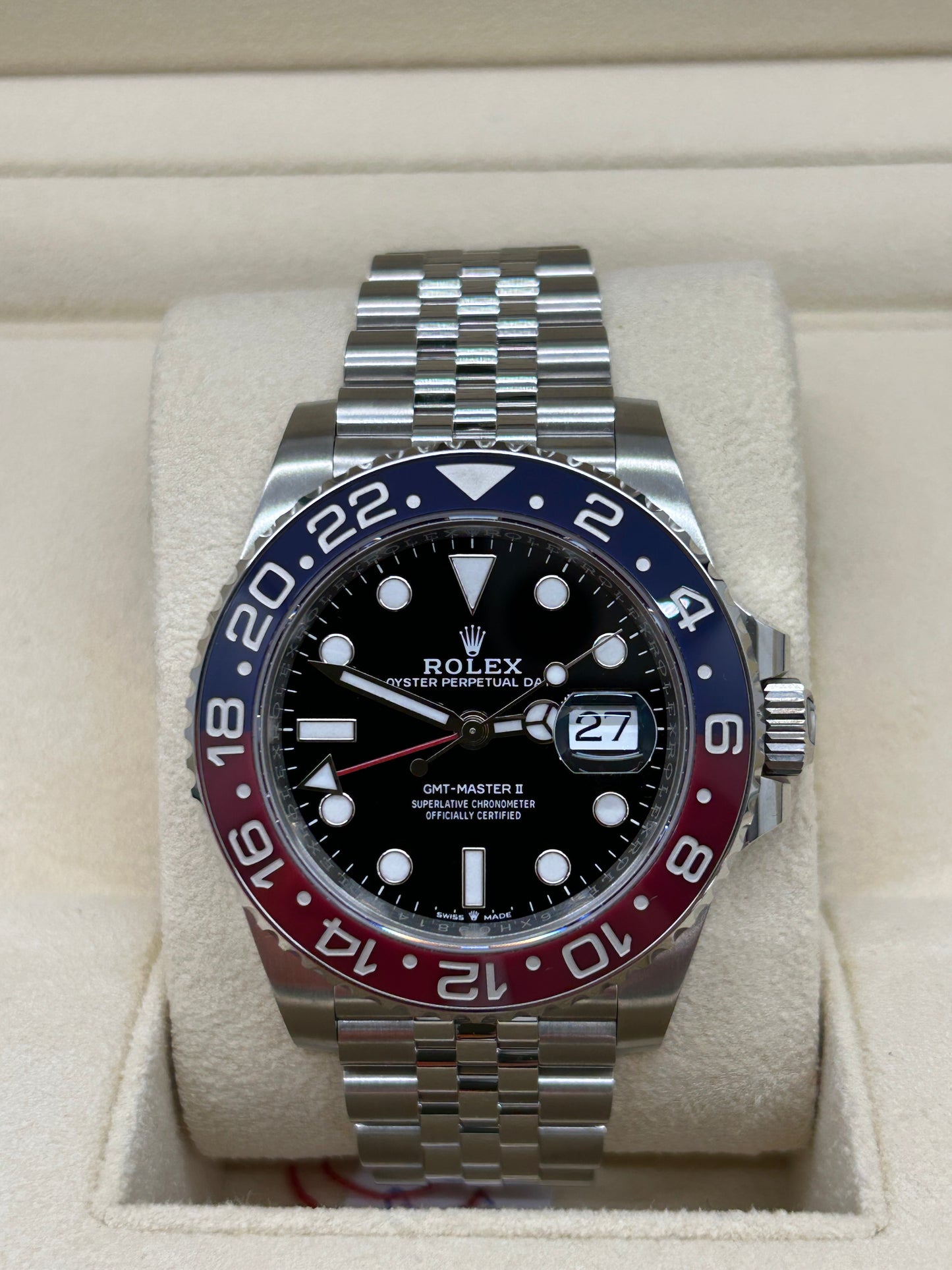 Rolex GMT-Master II - Pepsi - Ref 126710BLRO - Year 2021
