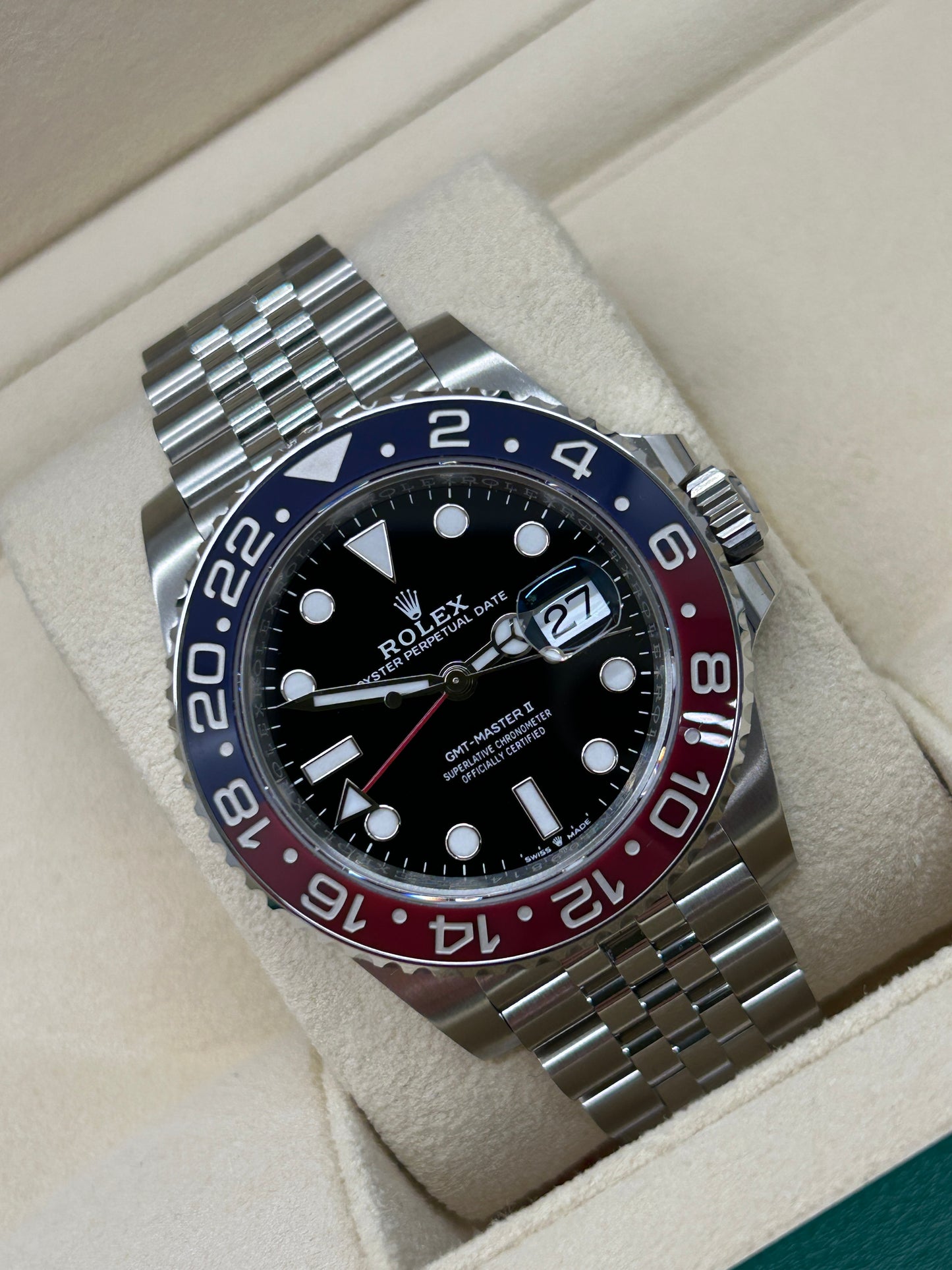 Rolex GMT-Master II - Pepsi - Ref 126710BLRO - Year 2021