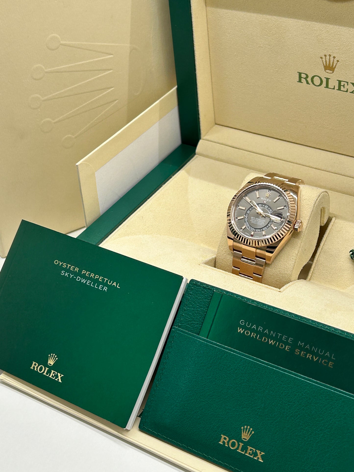 Rolex Sky-Dweller - Grey Dial - 18k Rose Gold - Ref. 326935 - Year 2020