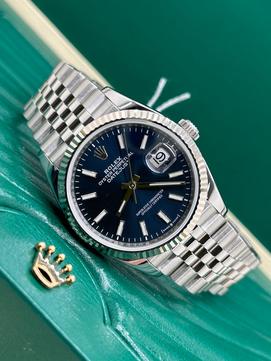 Rolex Datejust 36 - Blue Dial - Ref 126234 - New 2024