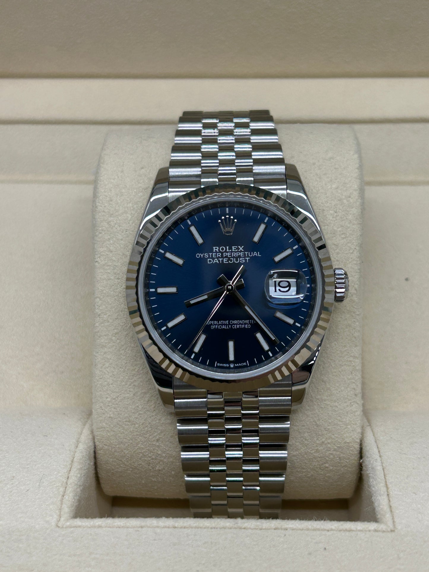 Rolex Datejust 36 - Blue Dial - Ref 126234 - New 2024