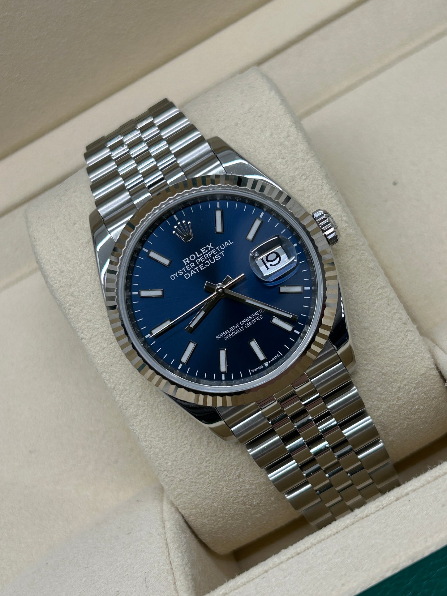 Rolex Datejust 36 - Blue Dial - Ref 126234 - New 2024