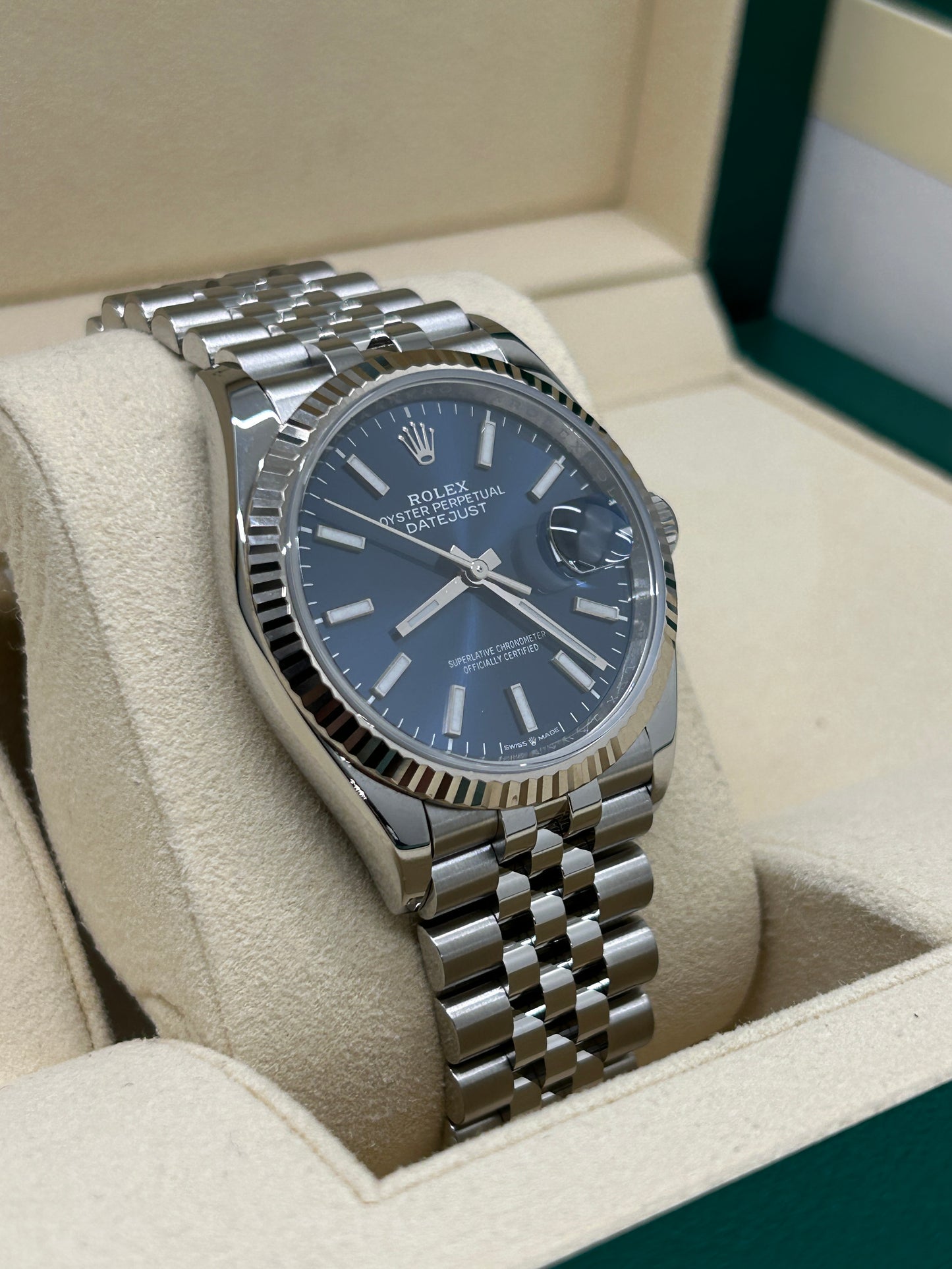Rolex Datejust 36 - Blue Dial - Ref 126234 - New 2024