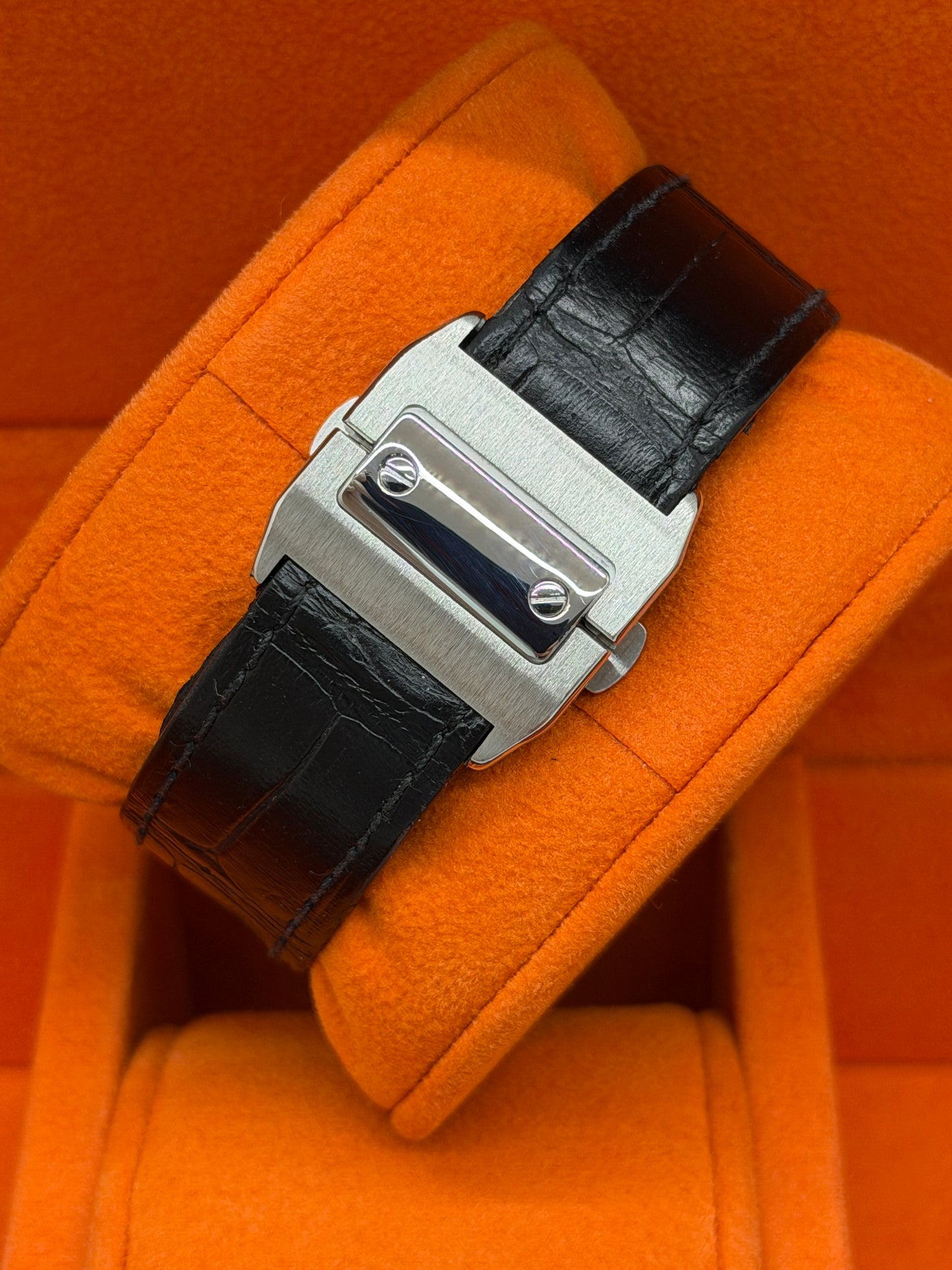 Cartier Santos 100 - Medium Size - White Dial - Ref 2878