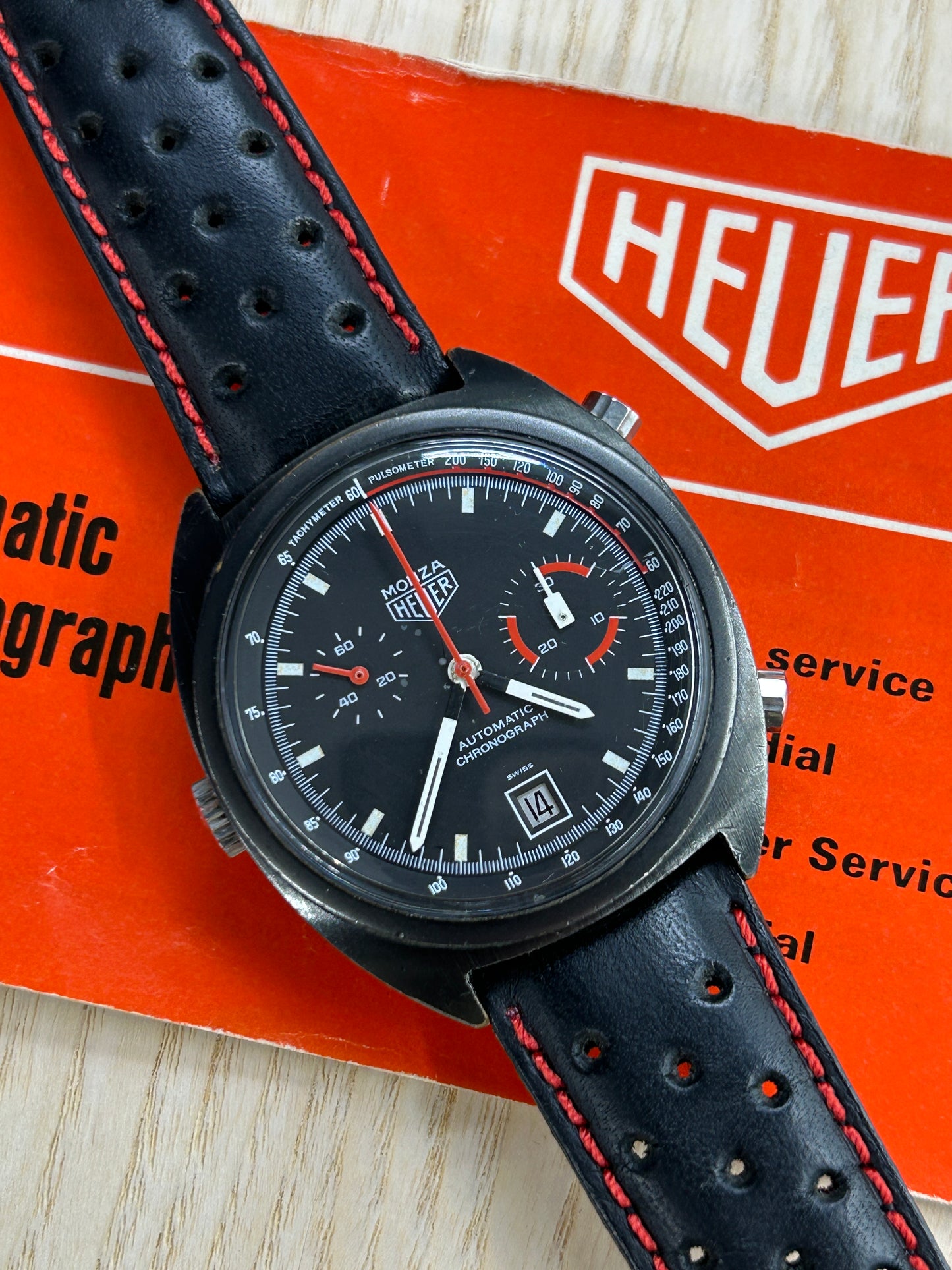 Tag Heuer Monza - 39mm - Black PVD - Ref 150.501 - With Original Papers - Year 1982