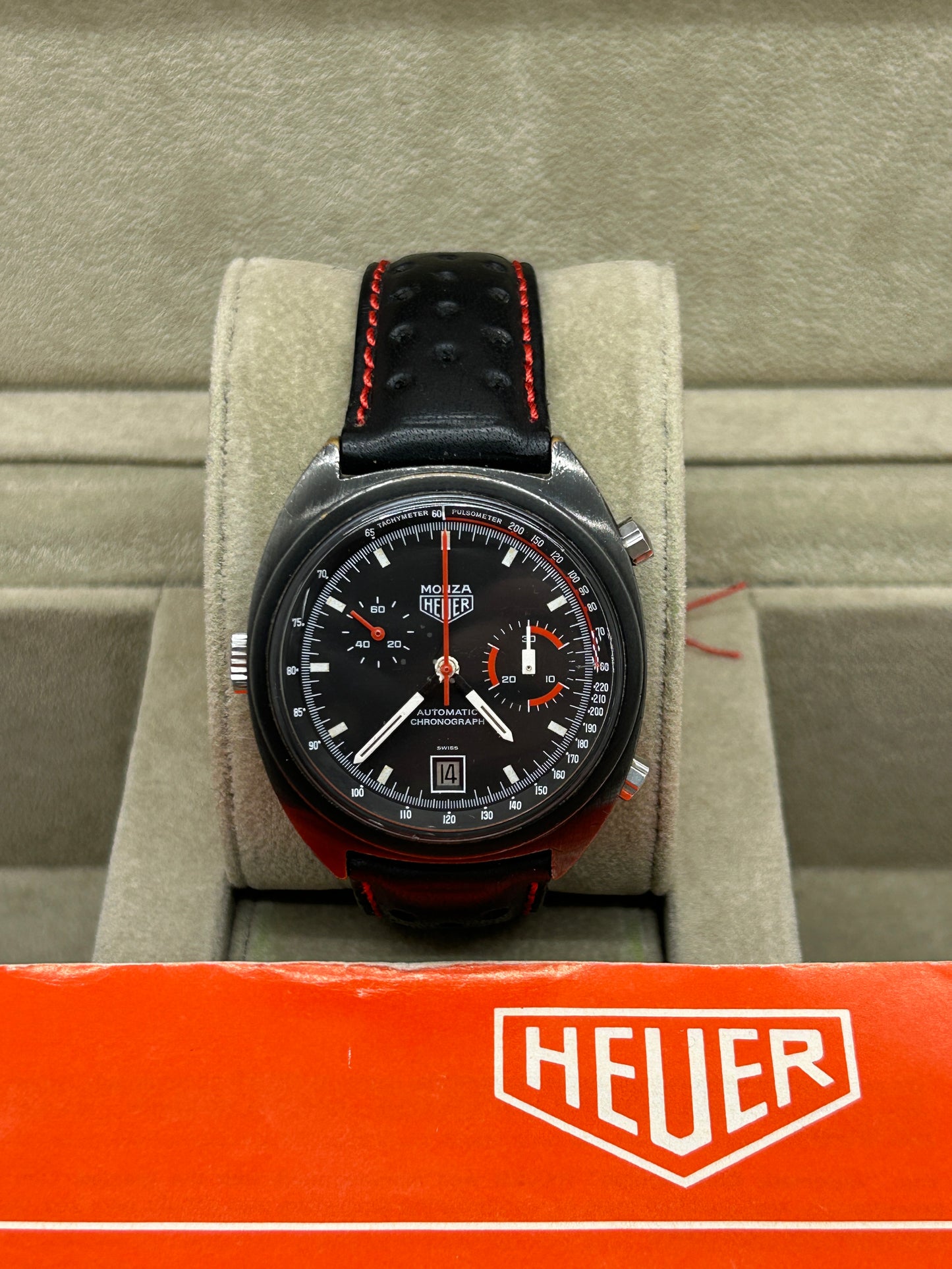 Tag Heuer Monza - 39mm - Black PVD - Ref 150.501 - With Original Papers - Year 1982