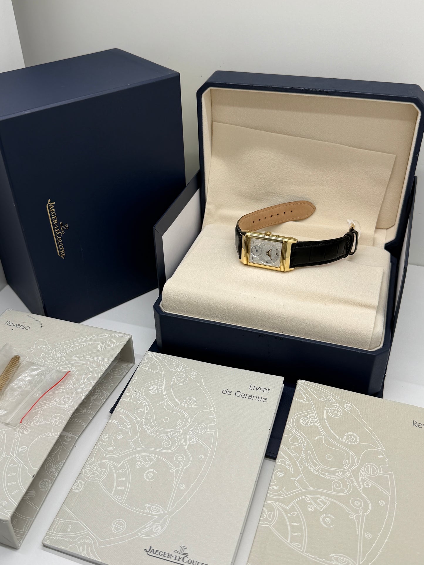 Jaeger-LeCoultre Reverso Duoface Night & Day - Silver Dial Yellow Gold - Ref 270.1.54