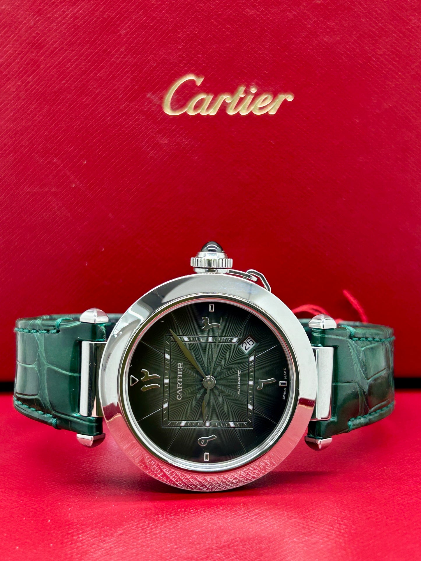 Cartier Pasha Ref.WSPA0022 - Green Dial - Middle East Edition Limited Edition - Year 2021