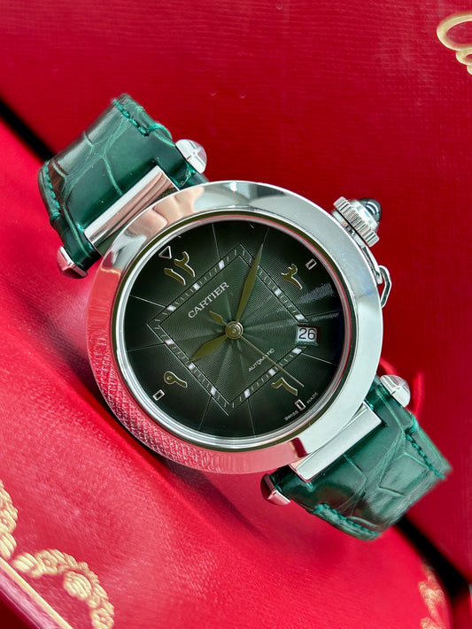 Cartier Pasha Ref.WSPA0022 - Green Dial - Middle East Edition Limited Edition - Year 2021