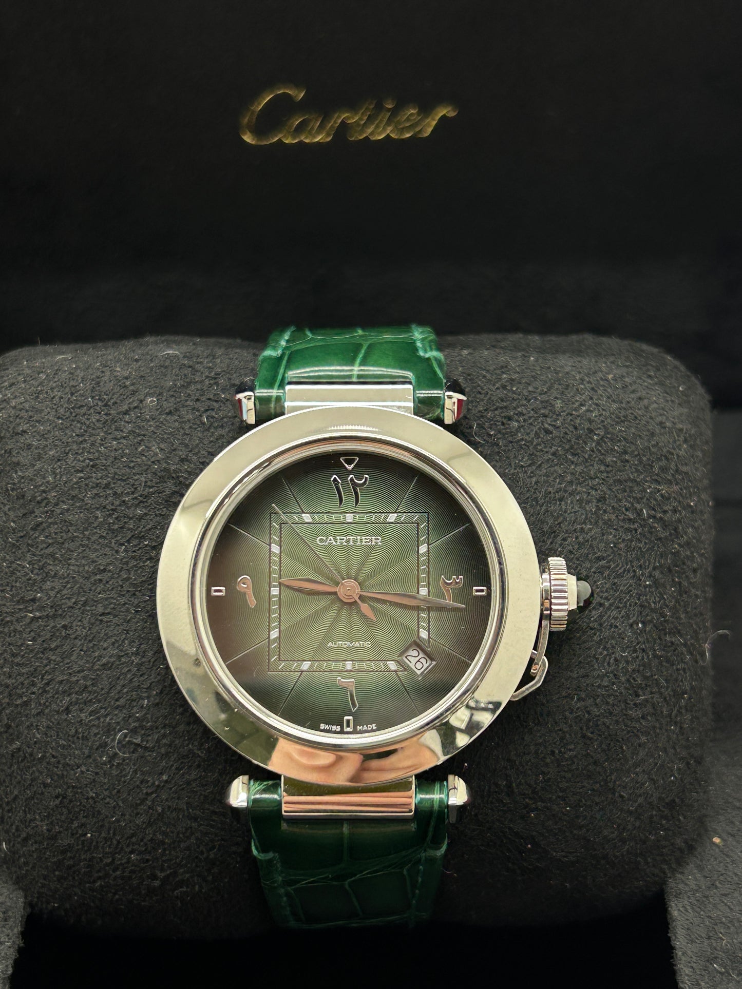 Cartier Pasha Ref.WSPA0022 - Green Dial - Middle East Edition Limited Edition - Year 2021
