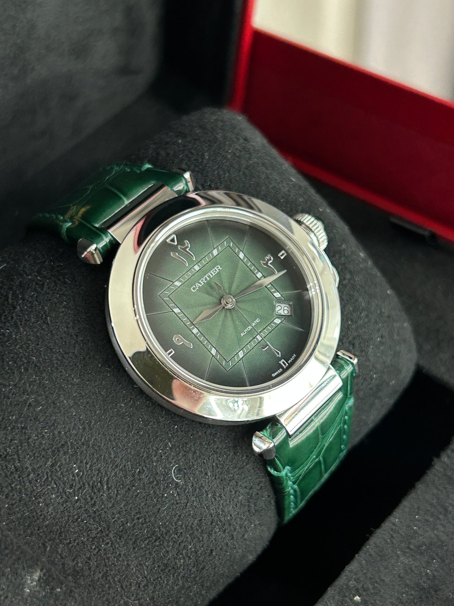 Cartier Pasha Ref.WSPA0022 - Green Dial - Middle East Edition Limited Edition - Year 2021