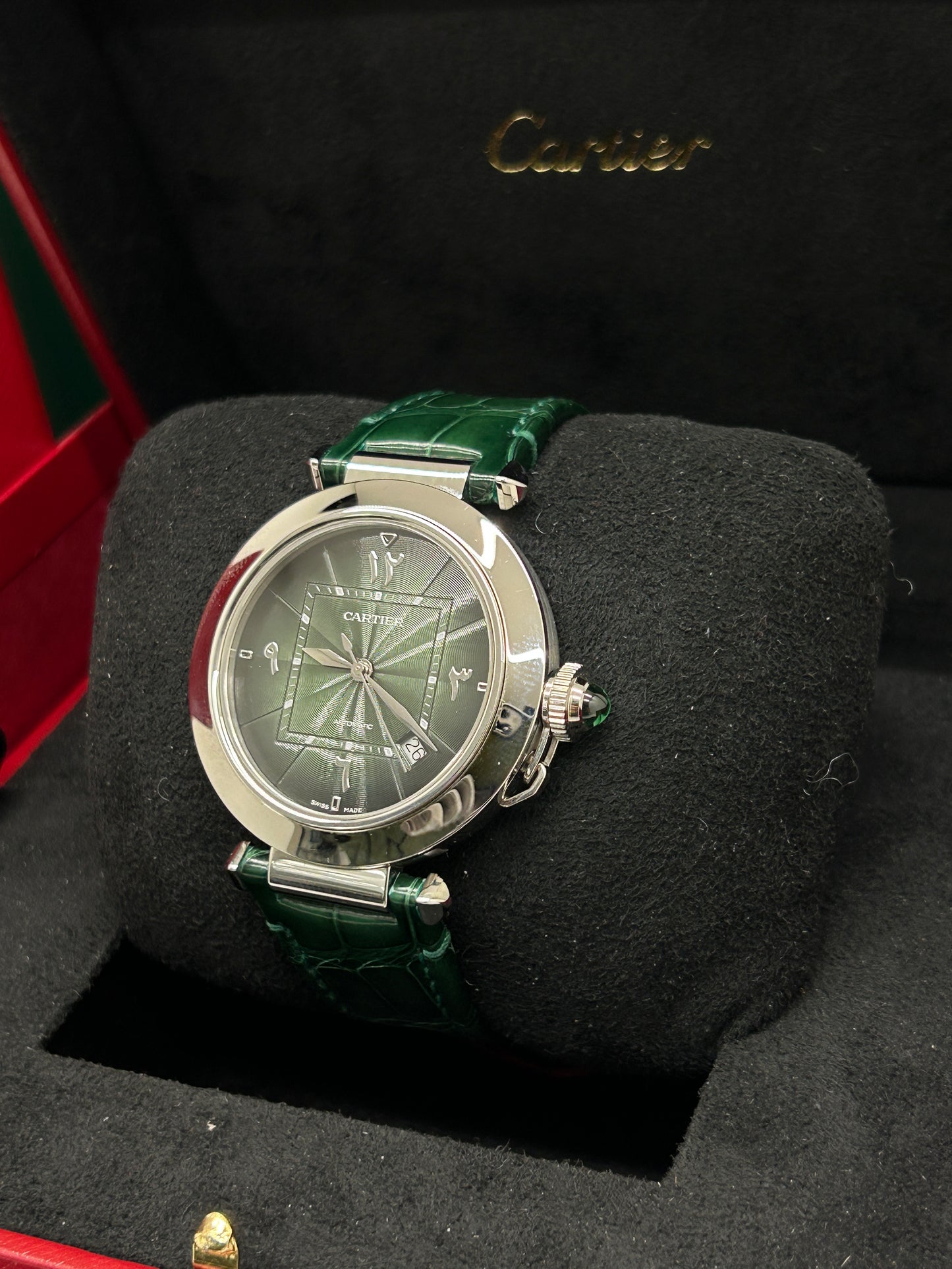 Cartier Pasha Ref.WSPA0022 - Green Dial - Middle East Edition Limited Edition - Year 2021