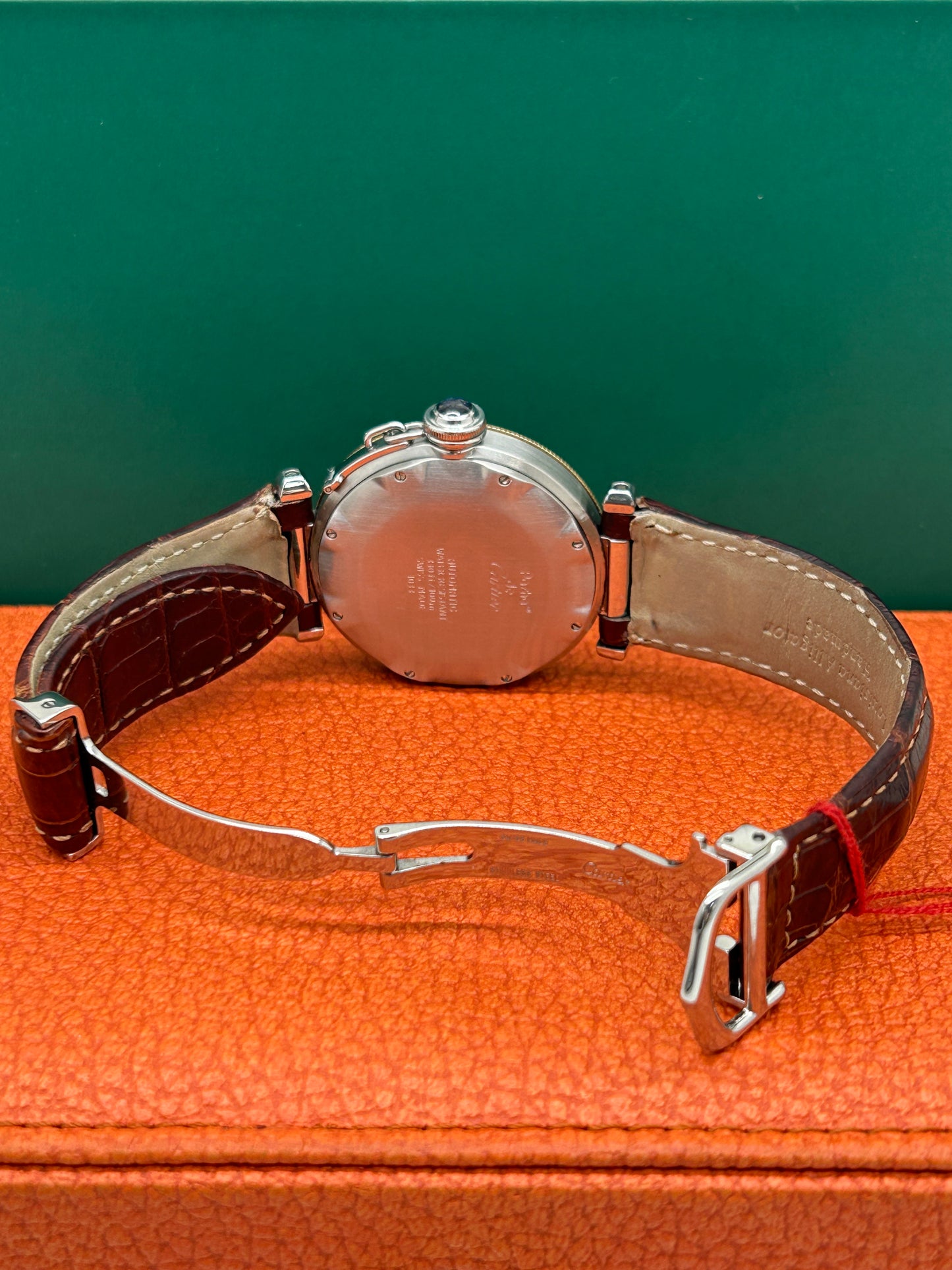 Cartier Pasha Power Reserve - 38mm - 18Kt Yellow Gold & Steel - Ref 10331