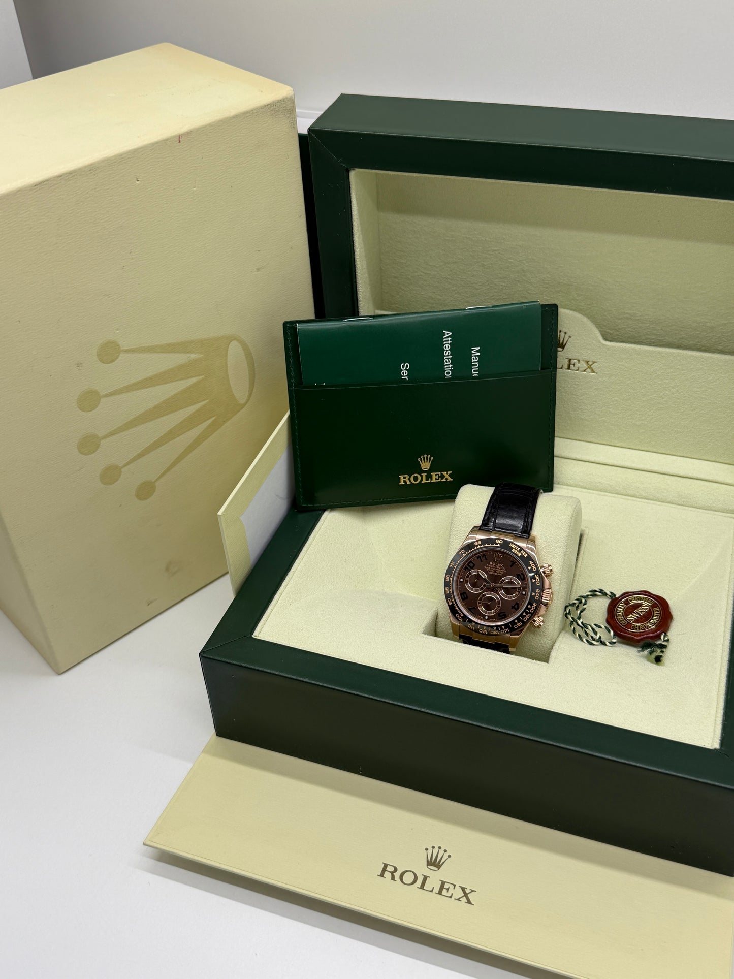 Rolex Daytona - Chocolate Arabic Dial - Ref 116515LN - Year 2011