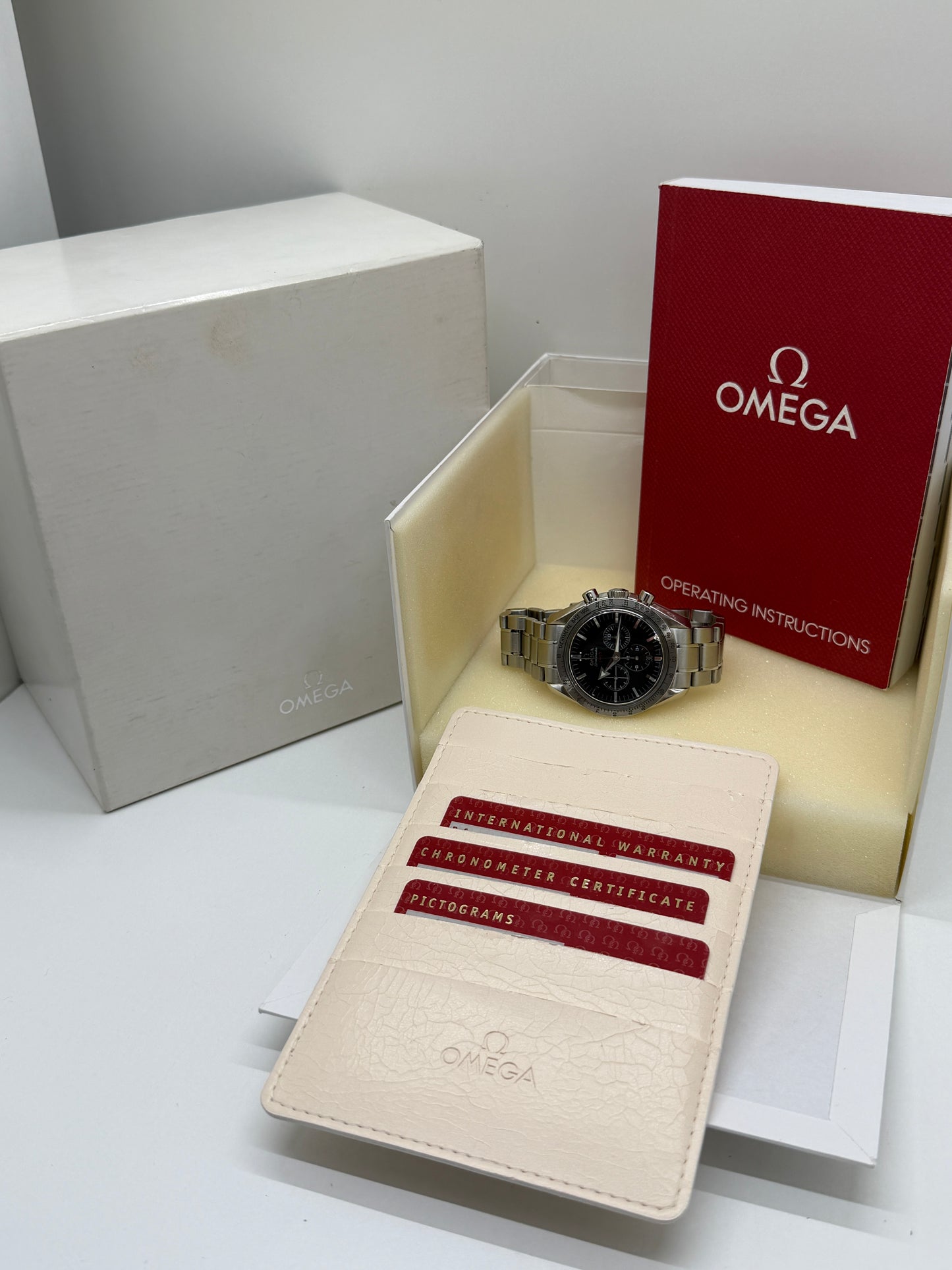 Omega Speedmaster Broad Arrow 1957 - Co - Axial Ref 321.10.42.50.01.001 - Year 2008
