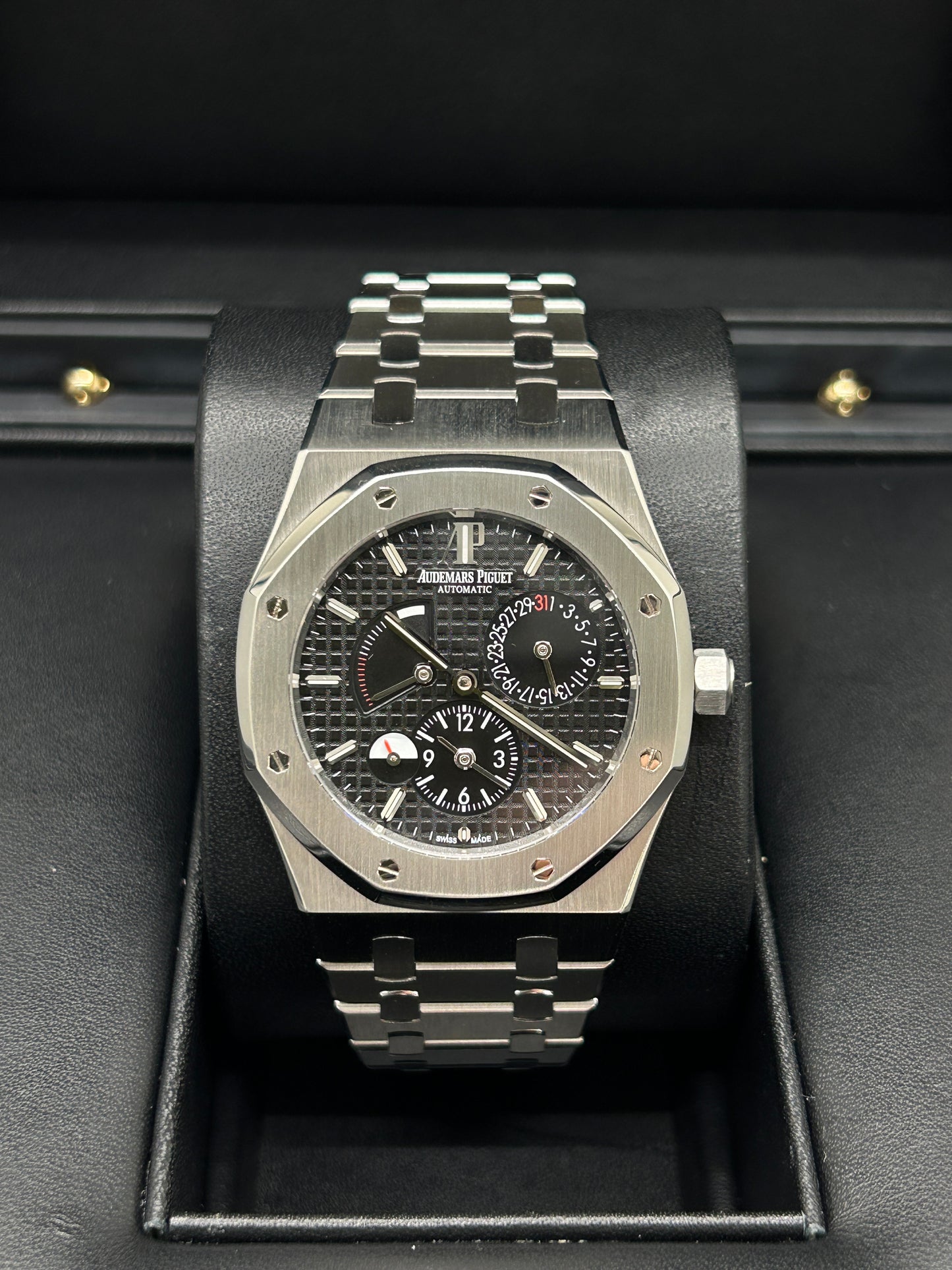 Audemars Piguet Royal Oak Dual Time 39mm - Black Dial - Ref 26120ST.OO.1220ST.03 - Year 2016