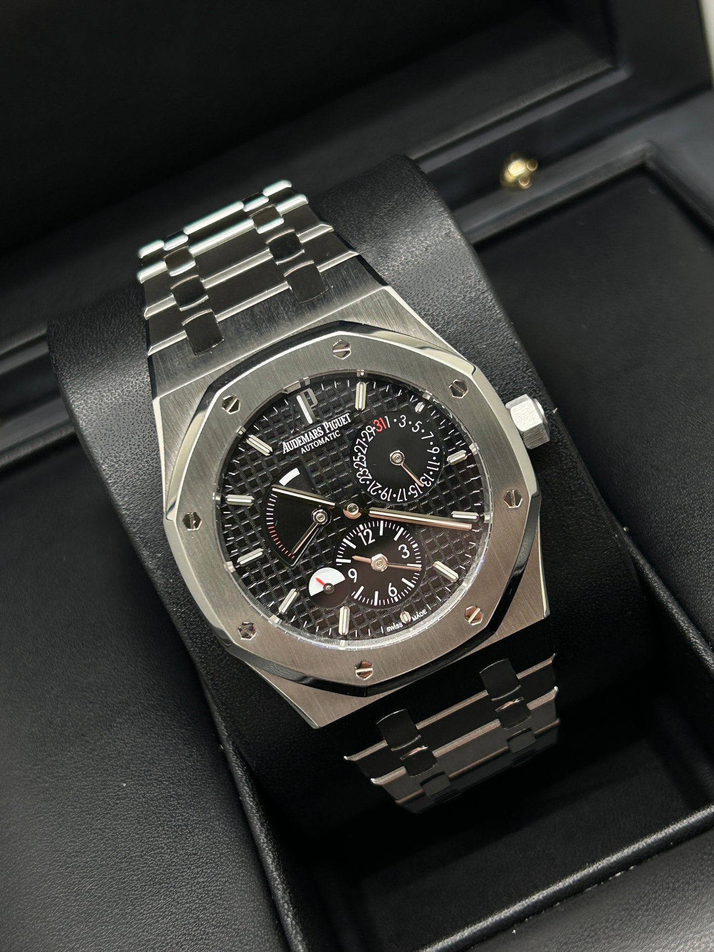 Audemars Piguet Royal Oak Dual Time 39mm - Black Dial - Ref 26120ST.OO.1220ST.03 - Year 2016