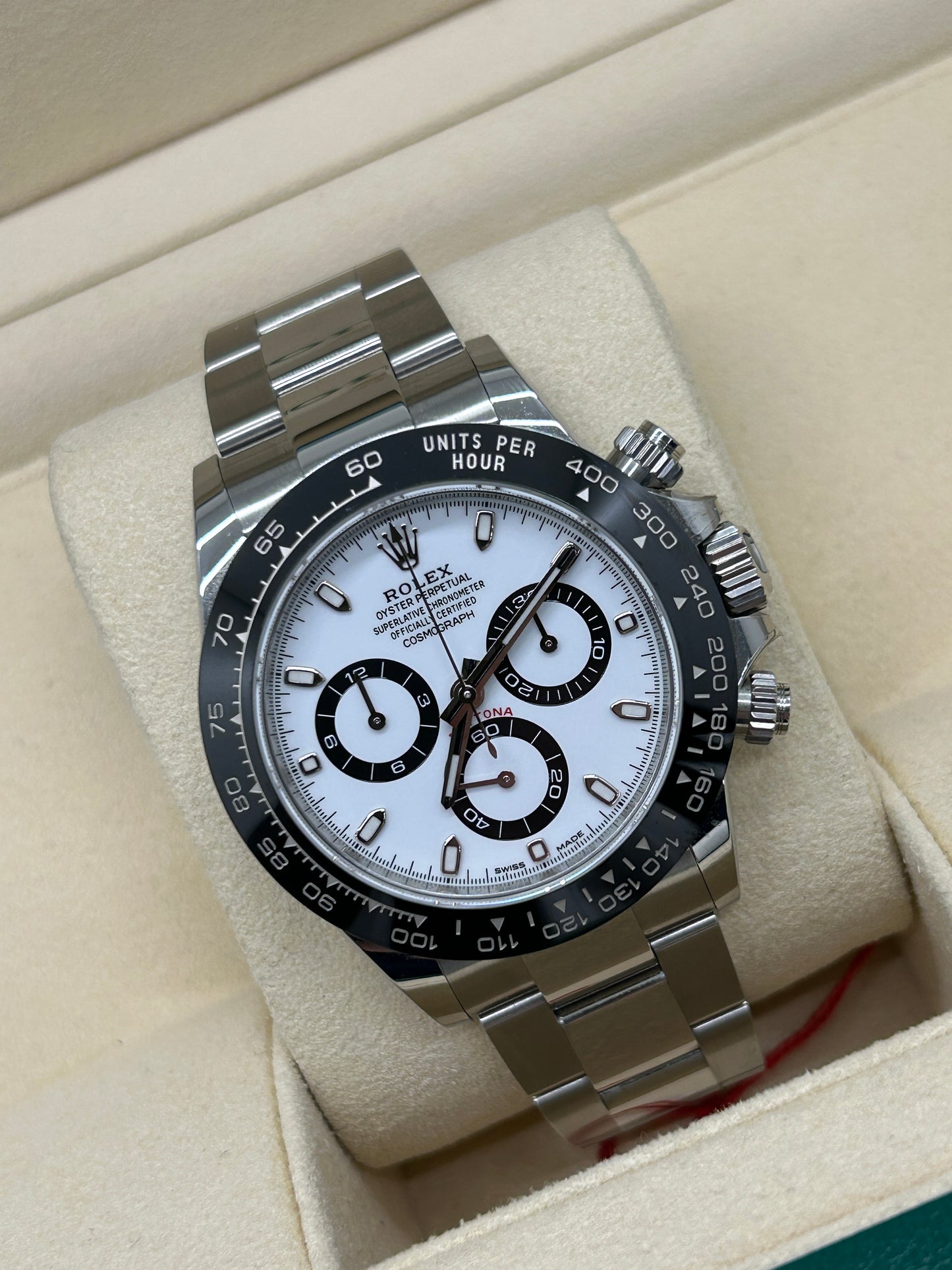 Rolex Daytona - Ref 116500LN - White Dial - Unpiloshed - Year 2019